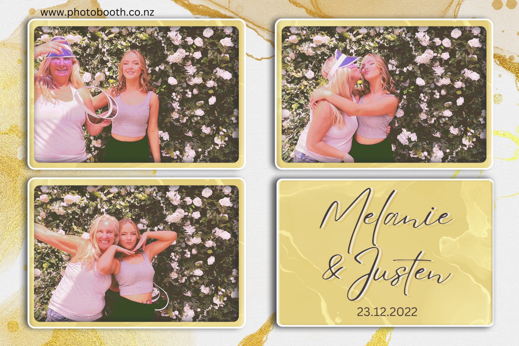 Melanie & Justen's Wedding | View more photos from the event at gallery.photobooth.co.nz/u/SelfieCentral/Melanie-Justens-Wedding