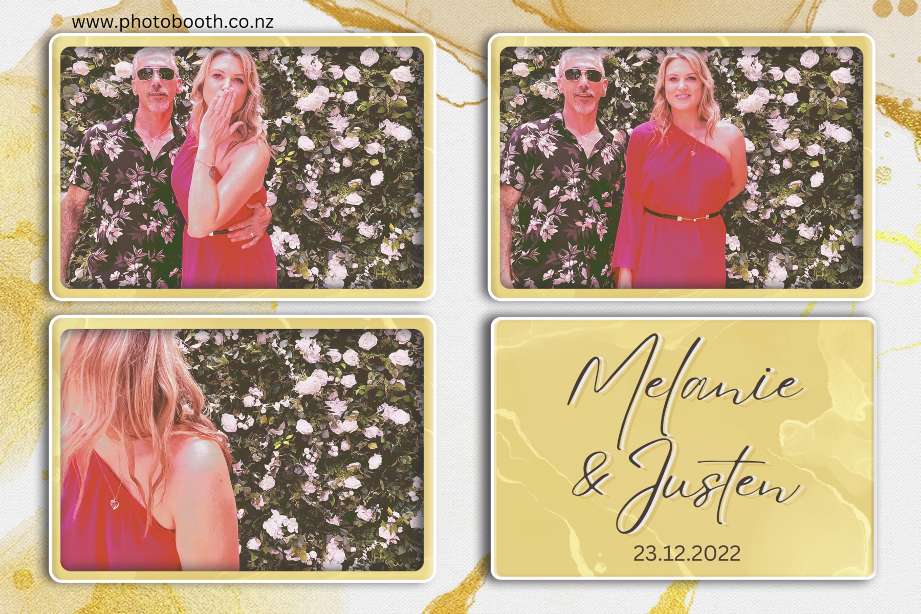 Melanie & Justen's Wedding | View more photos from the event at gallery.photobooth.co.nz/u/SelfieCentral/Melanie-Justens-Wedding