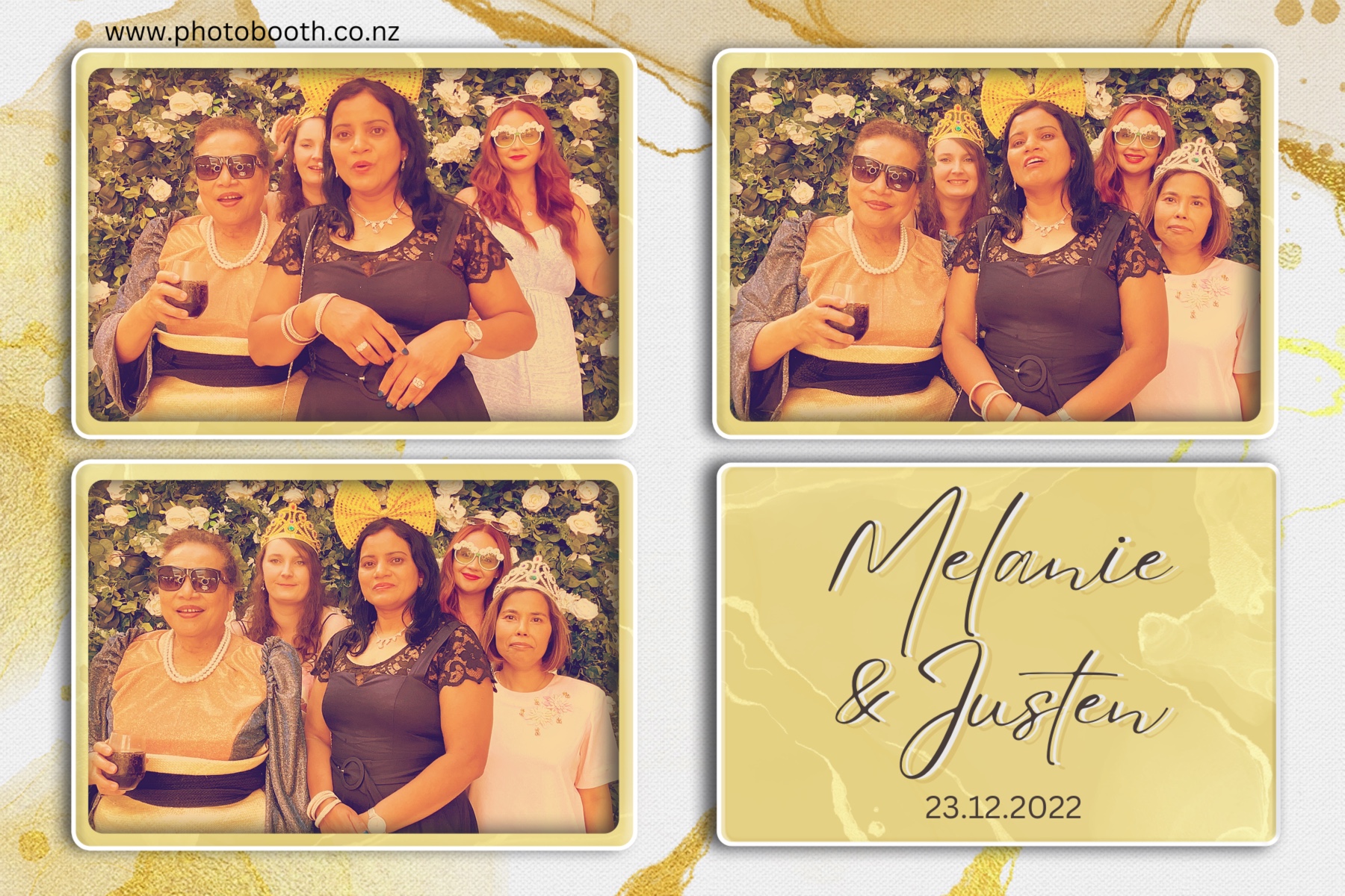 Melanie & Justen's Wedding | View more photos from the event at gallery.photobooth.co.nz/u/SelfieCentral/Melanie-Justens-Wedding