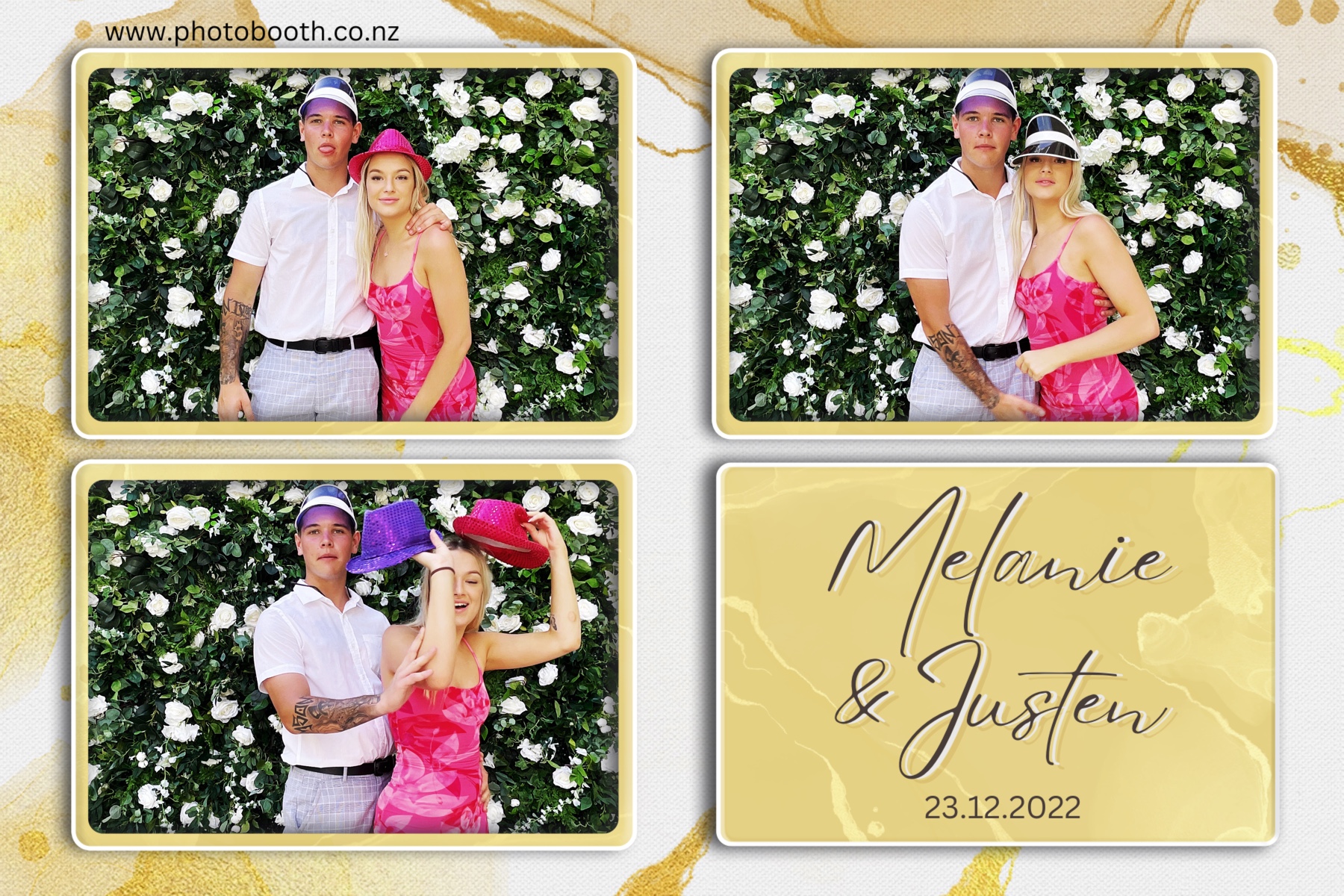 Melanie & Justen's Wedding | View more photos from the event at gallery.photobooth.co.nz/u/SelfieCentral/Melanie-Justens-Wedding