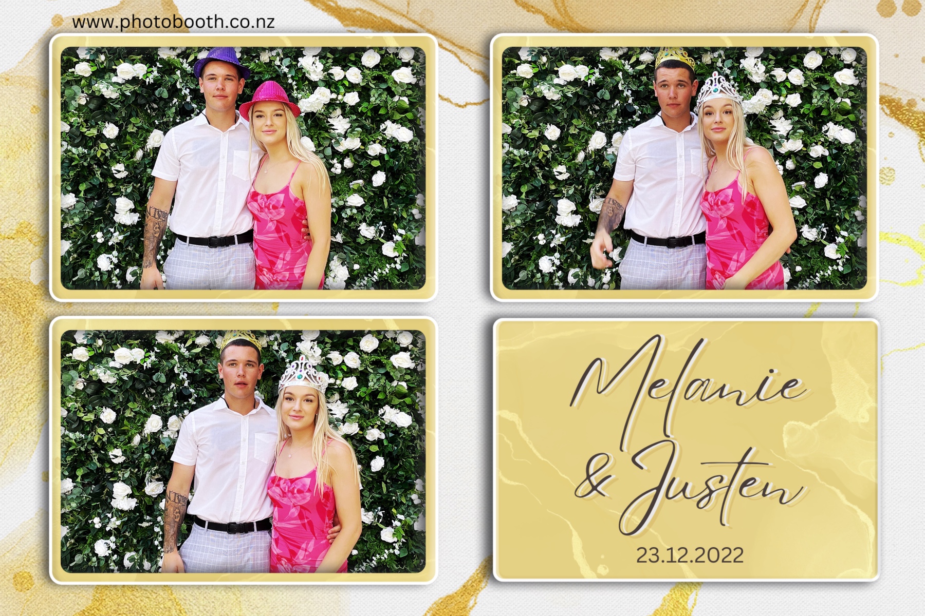 Melanie & Justen's Wedding | View more photos from the event at gallery.photobooth.co.nz/u/SelfieCentral/Melanie-Justens-Wedding