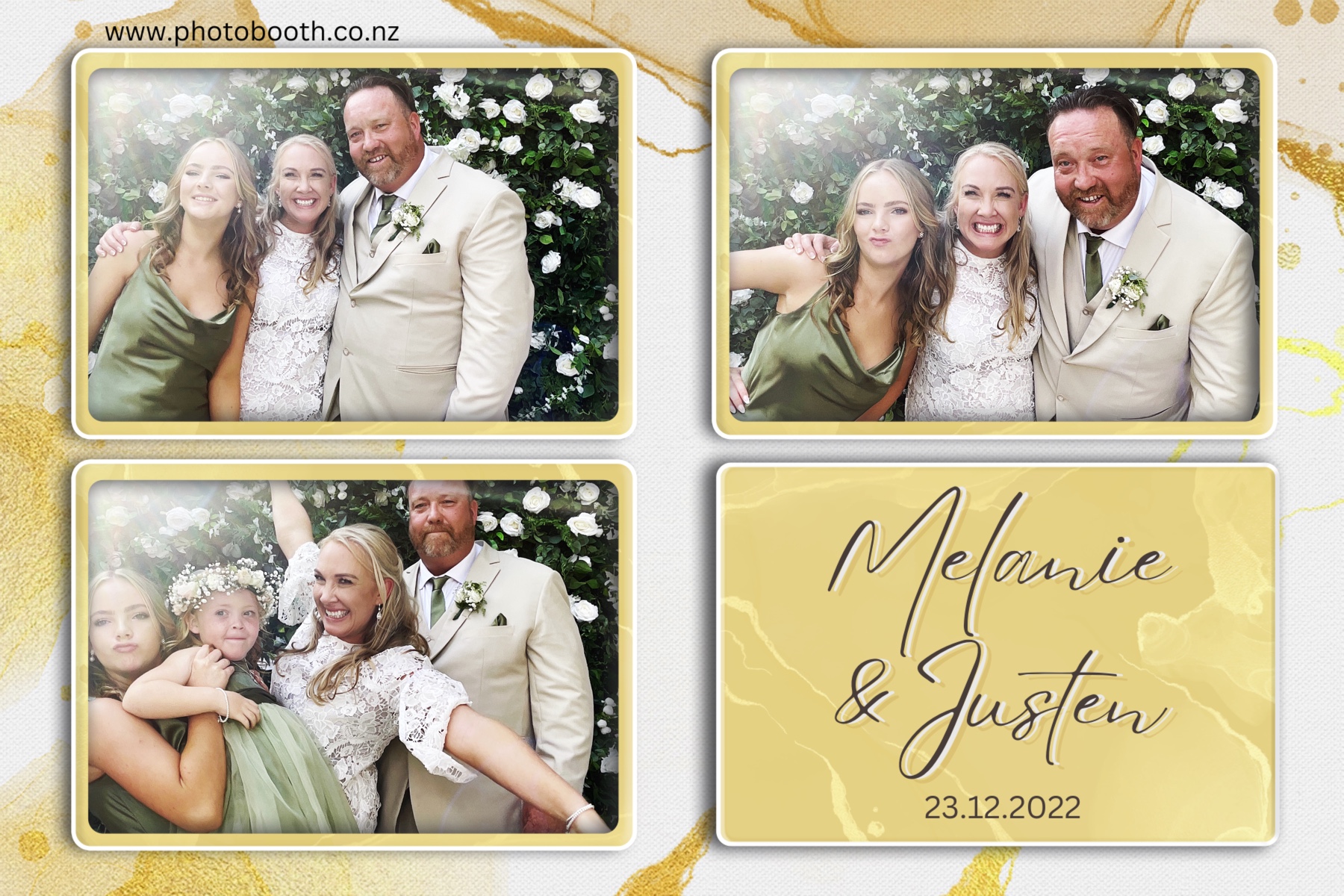 Melanie & Justen's Wedding | View more photos from the event at gallery.photobooth.co.nz/u/SelfieCentral/Melanie-Justens-Wedding