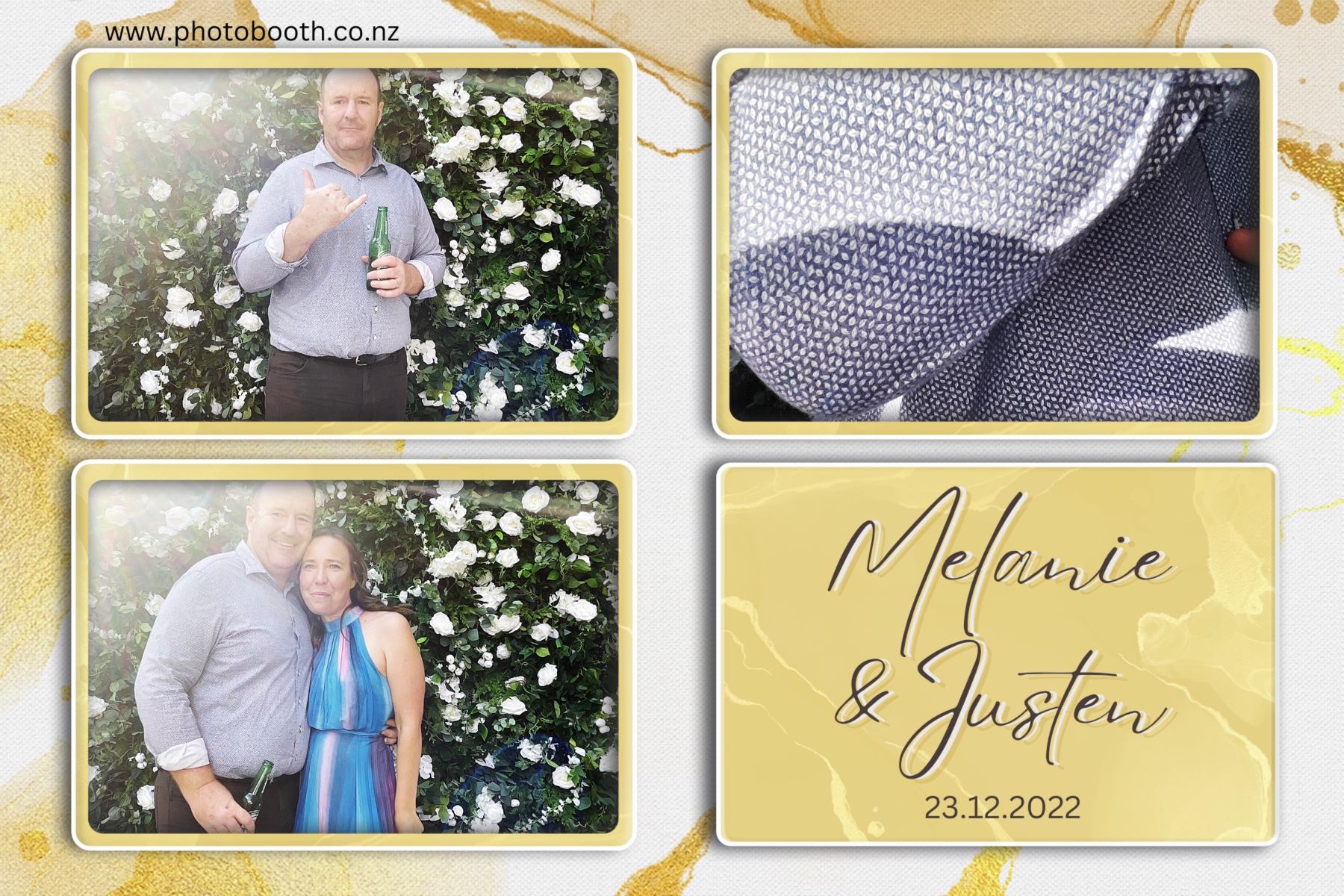 Melanie & Justen's Wedding | View more photos from the event at gallery.photobooth.co.nz/u/SelfieCentral/Melanie-Justens-Wedding