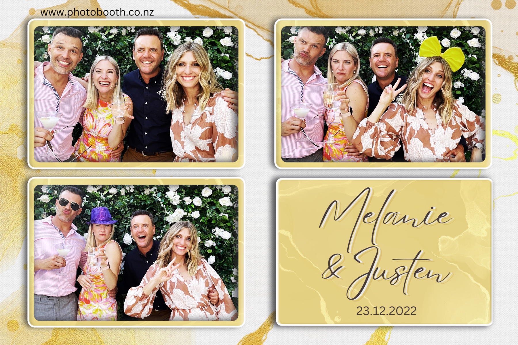 Melanie & Justen's Wedding | View more photos from the event at gallery.photobooth.co.nz/u/SelfieCentral/Melanie-Justens-Wedding