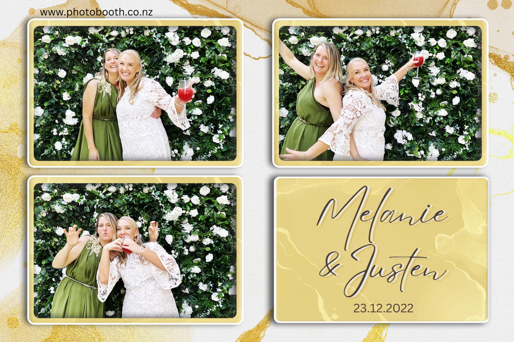 Melanie & Justen's Wedding | View more photos from the event at gallery.photobooth.co.nz/u/SelfieCentral/Melanie-Justens-Wedding