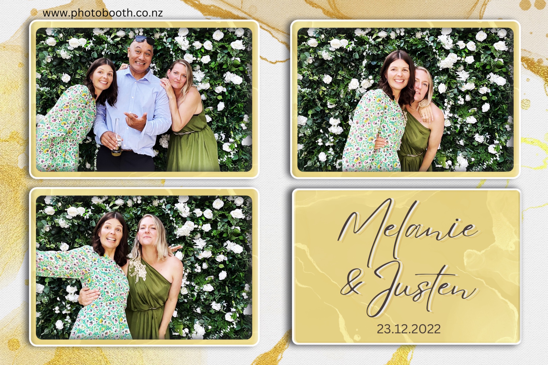 Melanie & Justen's Wedding | View more photos from the event at gallery.photobooth.co.nz/u/SelfieCentral/Melanie-Justens-Wedding