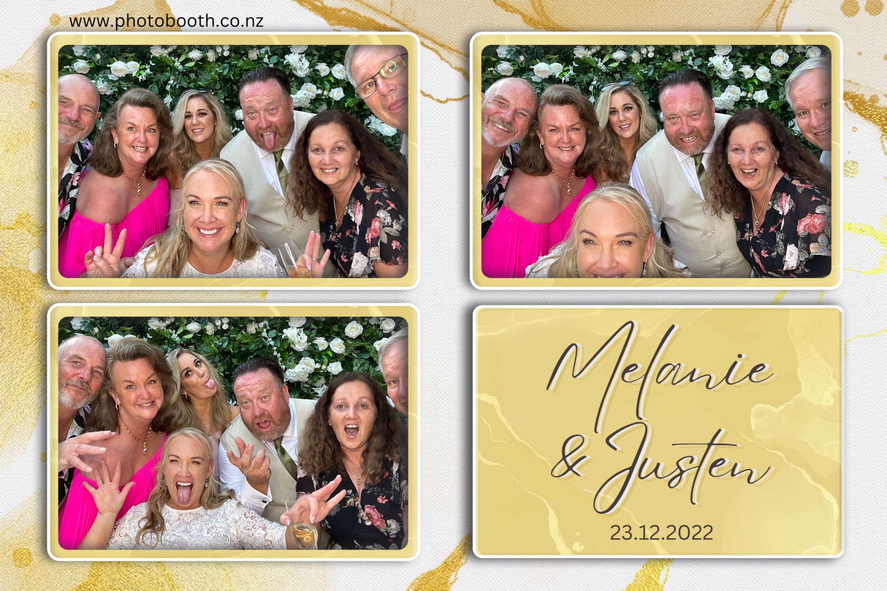 Melanie & Justen's Wedding | View more photos from the event at gallery.photobooth.co.nz/u/SelfieCentral/Melanie-Justens-Wedding