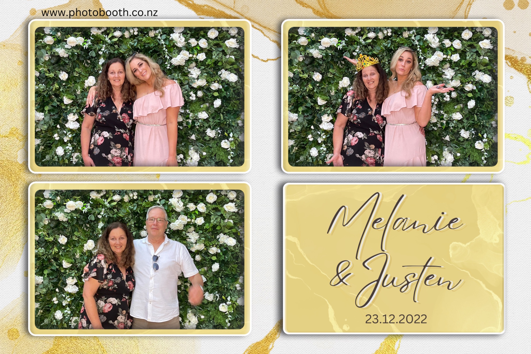 Melanie & Justen's Wedding | View more photos from the event at gallery.photobooth.co.nz/u/SelfieCentral/Melanie-Justens-Wedding