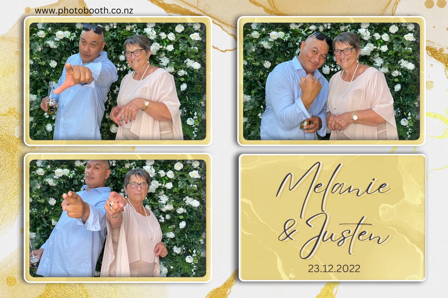 Melanie & Justen's Wedding | View more photos from the event at gallery.photobooth.co.nz/u/SelfieCentral/Melanie-Justens-Wedding