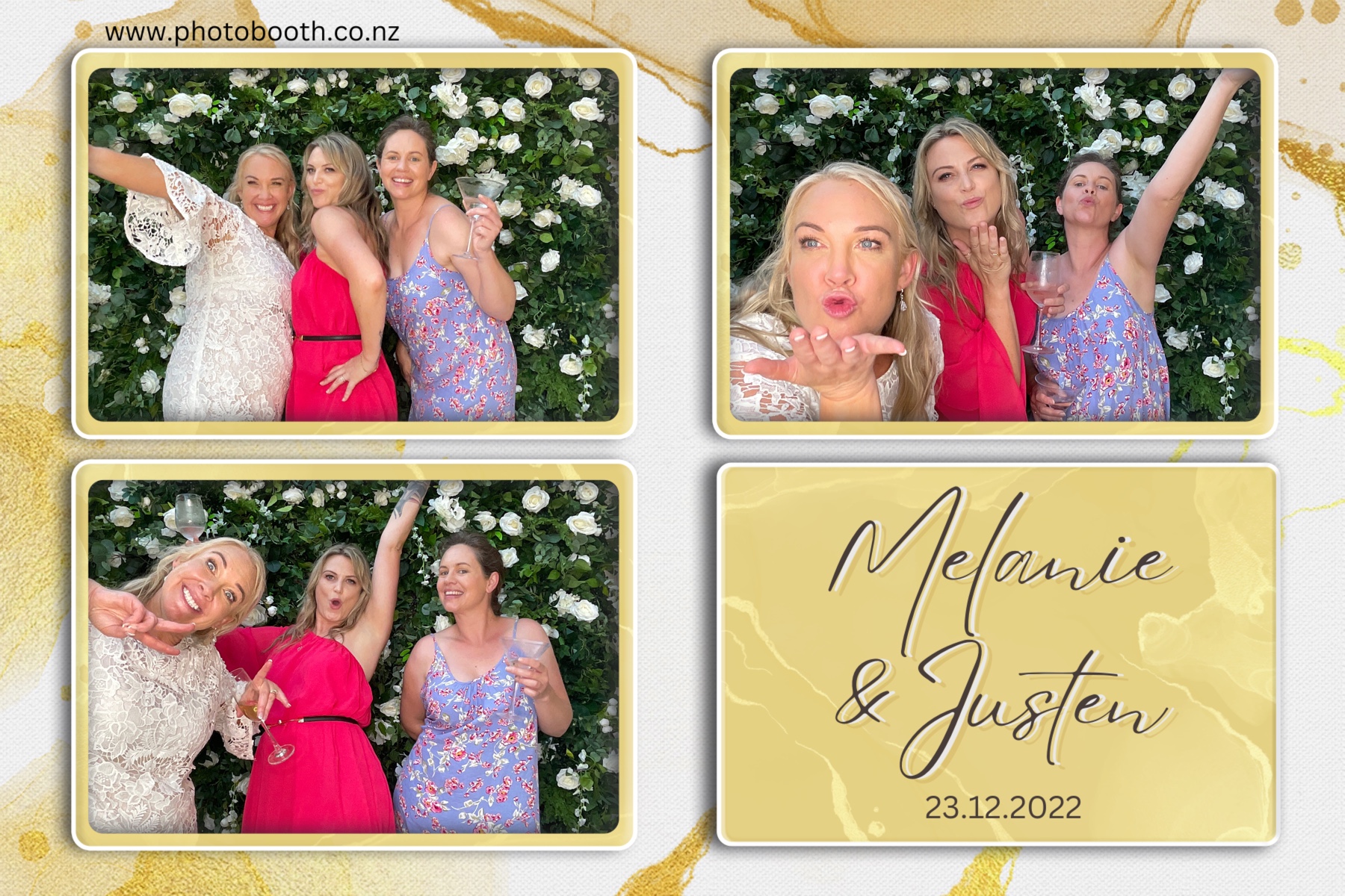 Melanie & Justen's Wedding | View more photos from the event at gallery.photobooth.co.nz/u/SelfieCentral/Melanie-Justens-Wedding