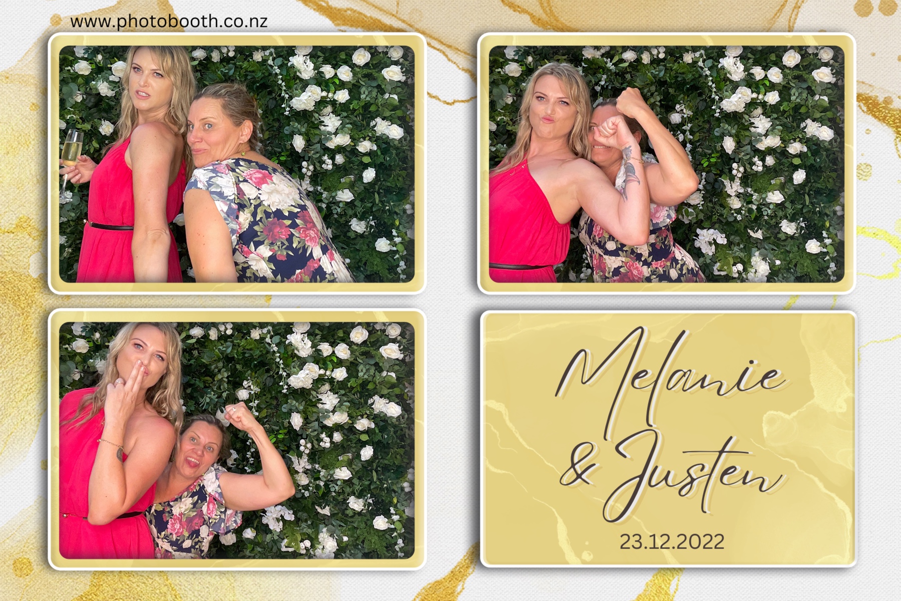 Melanie & Justen's Wedding | View more photos from the event at gallery.photobooth.co.nz/u/SelfieCentral/Melanie-Justens-Wedding