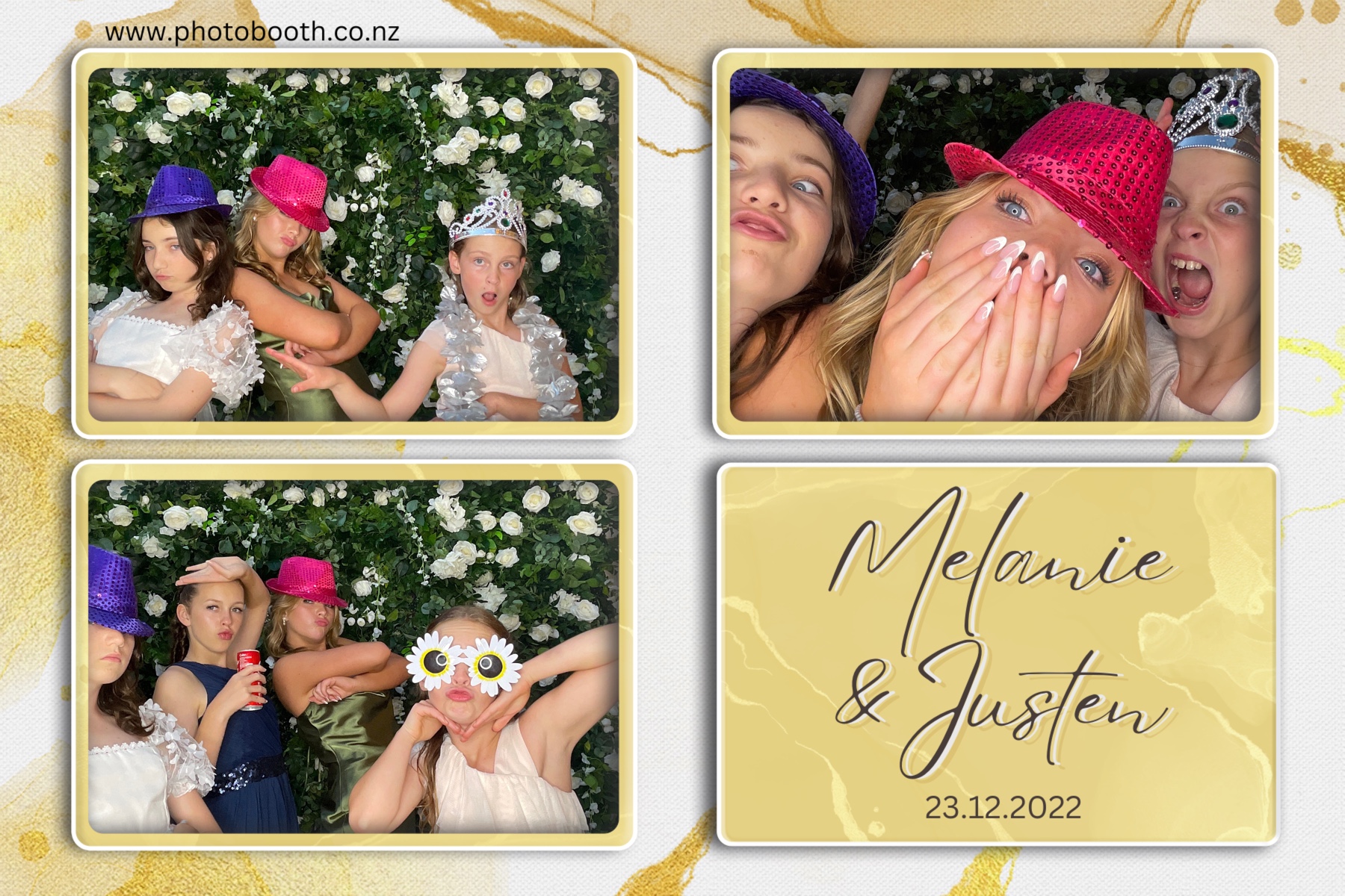Melanie & Justen's Wedding | View more photos from the event at gallery.photobooth.co.nz/u/SelfieCentral/Melanie-Justens-Wedding