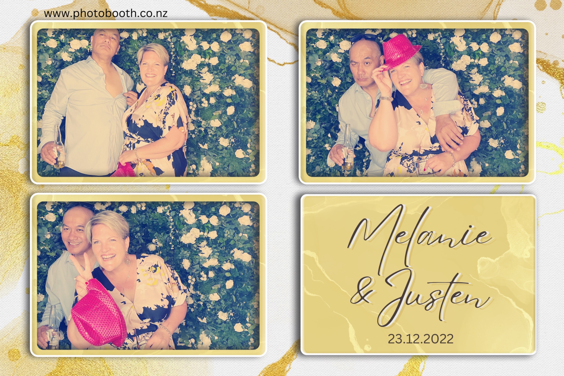 Melanie & Justen's Wedding | View more photos from the event at gallery.photobooth.co.nz/u/SelfieCentral/Melanie-Justens-Wedding