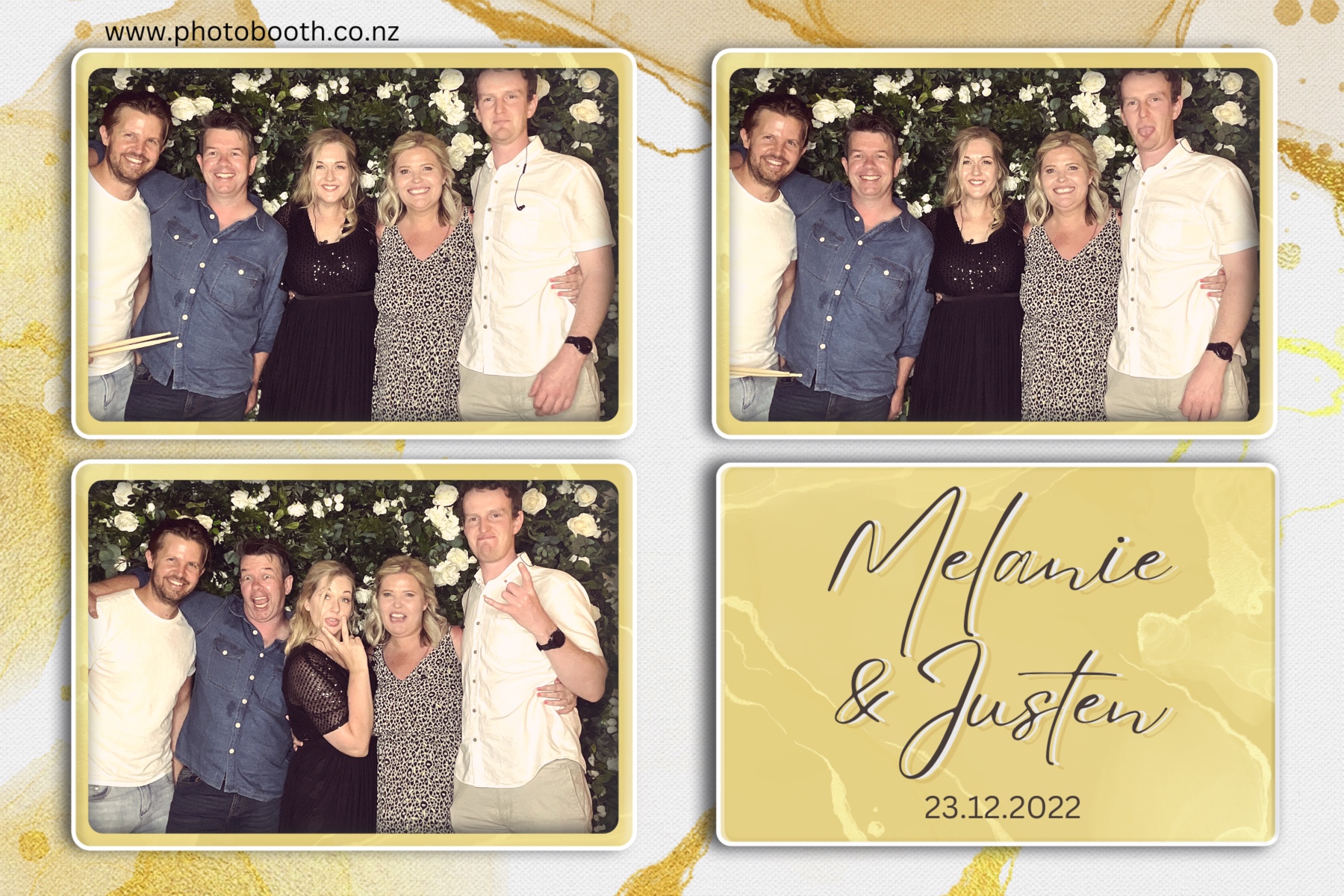 Melanie & Justen's Wedding | View more photos from the event at gallery.photobooth.co.nz/u/SelfieCentral/Melanie-Justens-Wedding