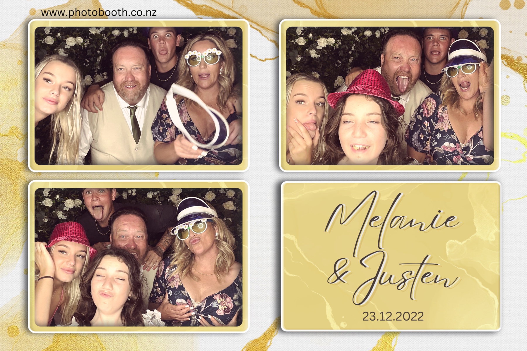 Melanie & Justen's Wedding | View more photos from the event at gallery.photobooth.co.nz/u/SelfieCentral/Melanie-Justens-Wedding