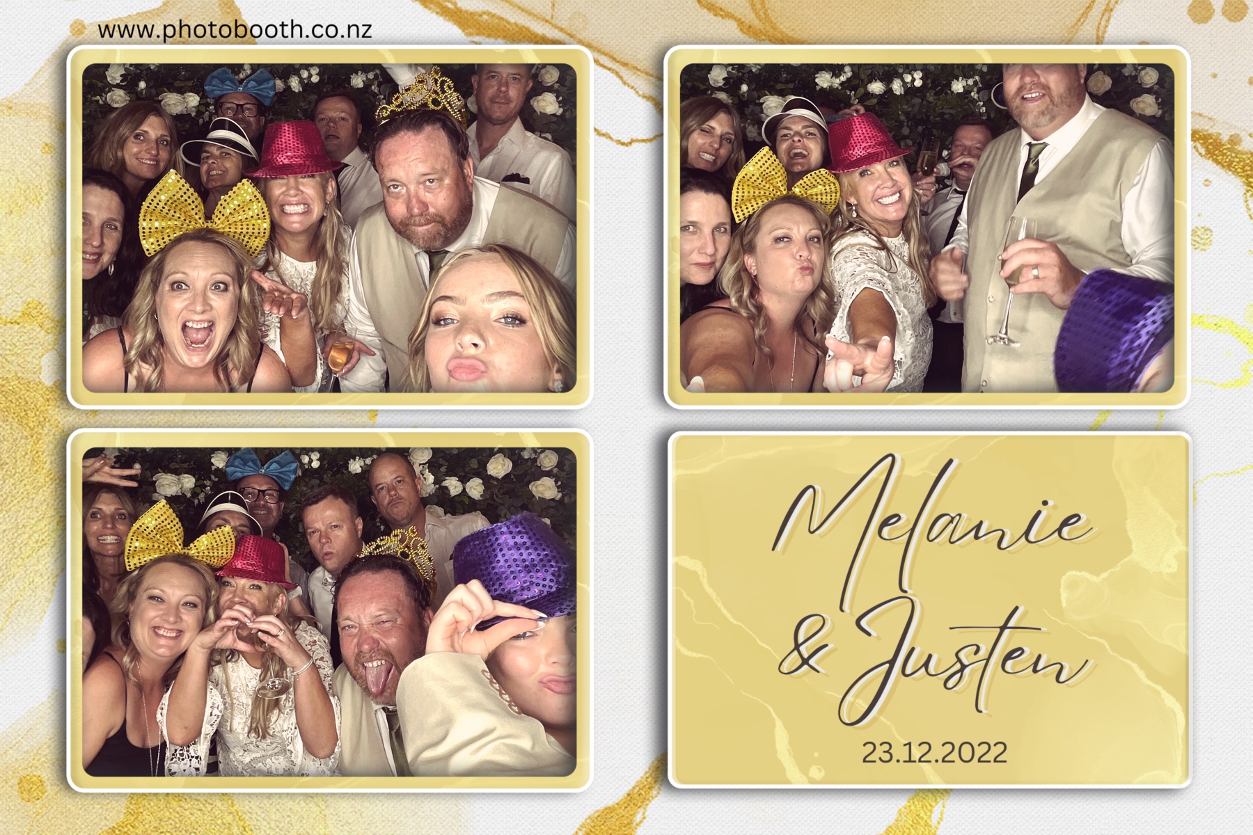 Melanie & Justen's Wedding | View more photos from the event at gallery.photobooth.co.nz/u/SelfieCentral/Melanie-Justens-Wedding