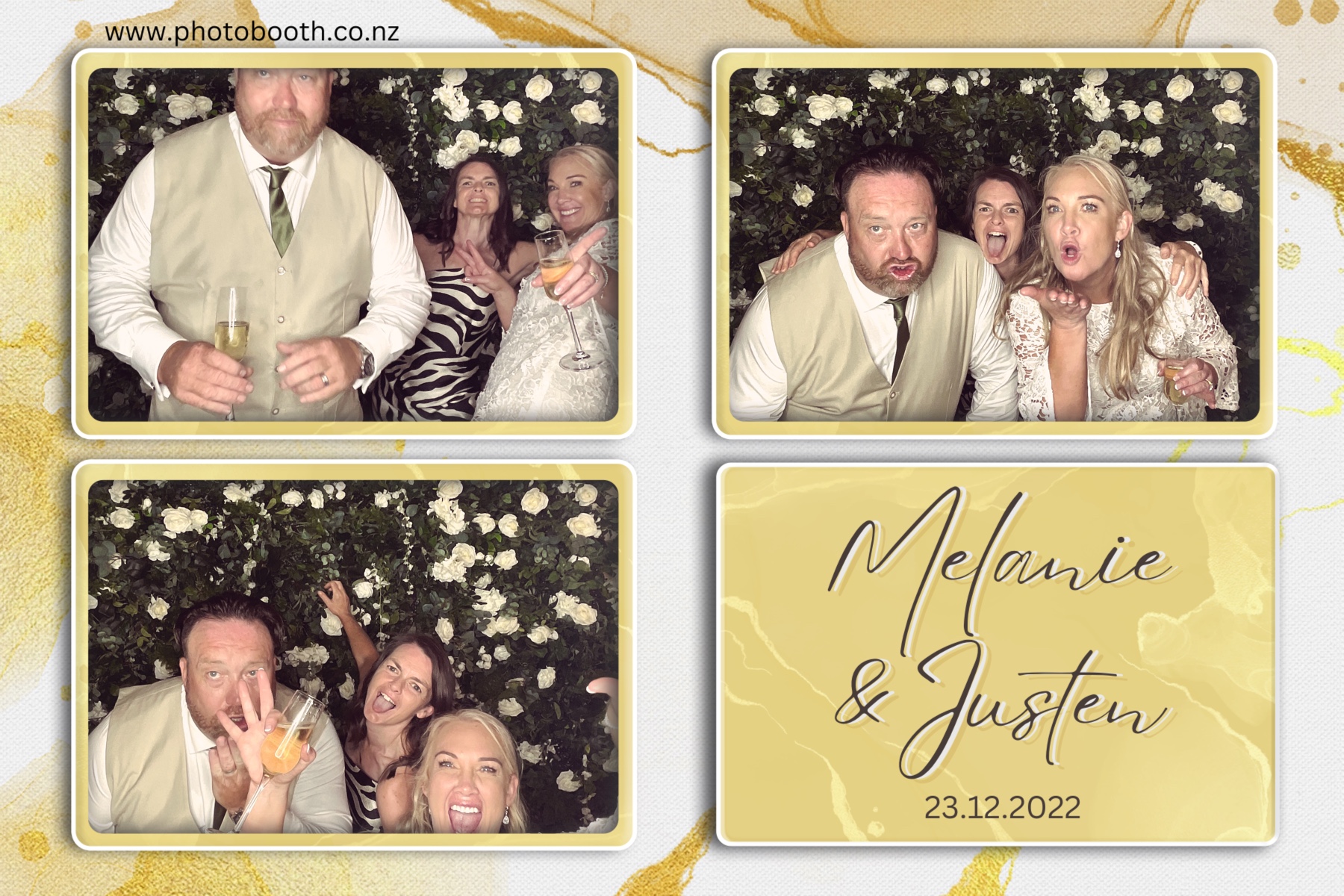 Melanie & Justen's Wedding | View more photos from the event at gallery.photobooth.co.nz/u/SelfieCentral/Melanie-Justens-Wedding