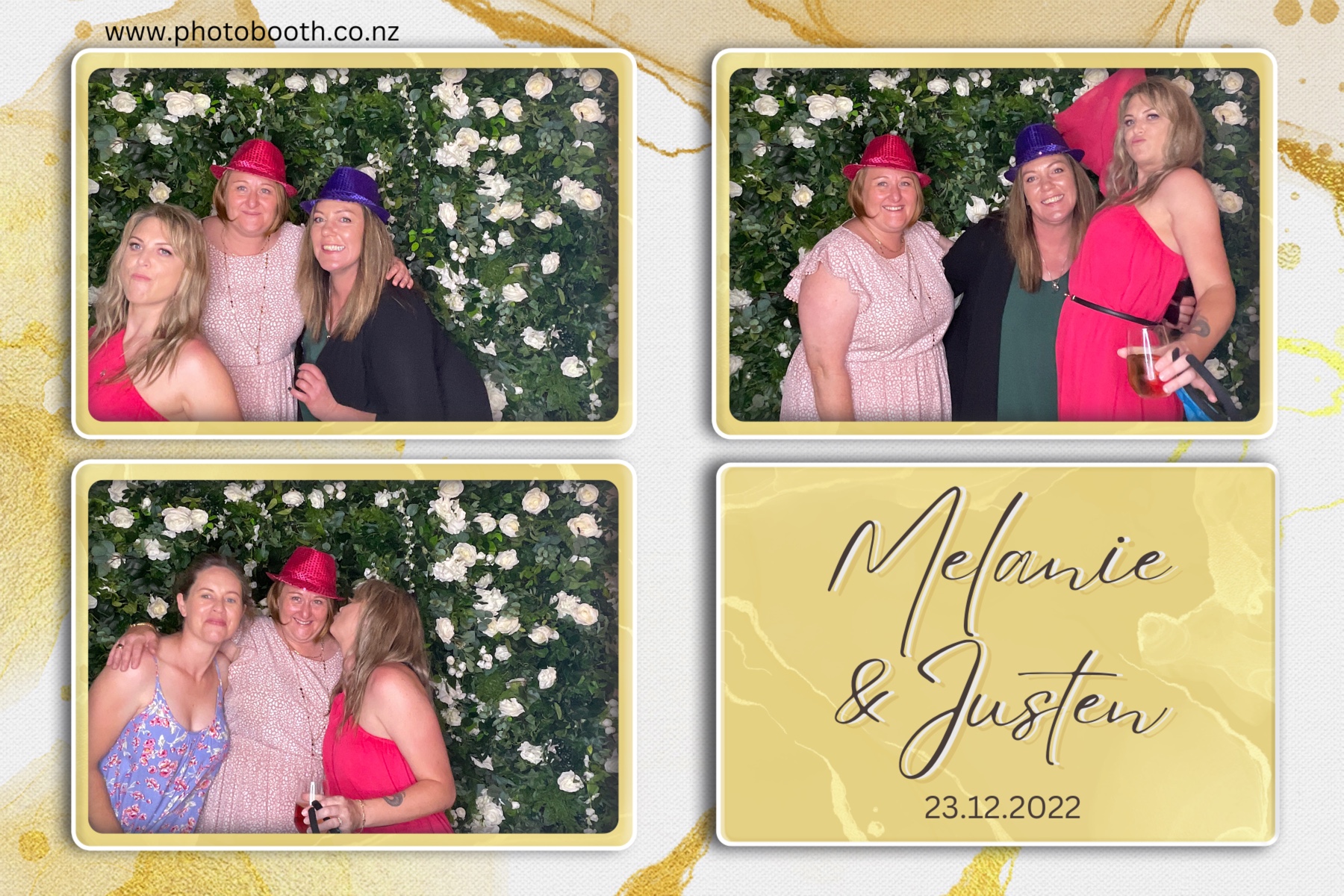 Melanie & Justen's Wedding | View more photos from the event at gallery.photobooth.co.nz/u/SelfieCentral/Melanie-Justens-Wedding