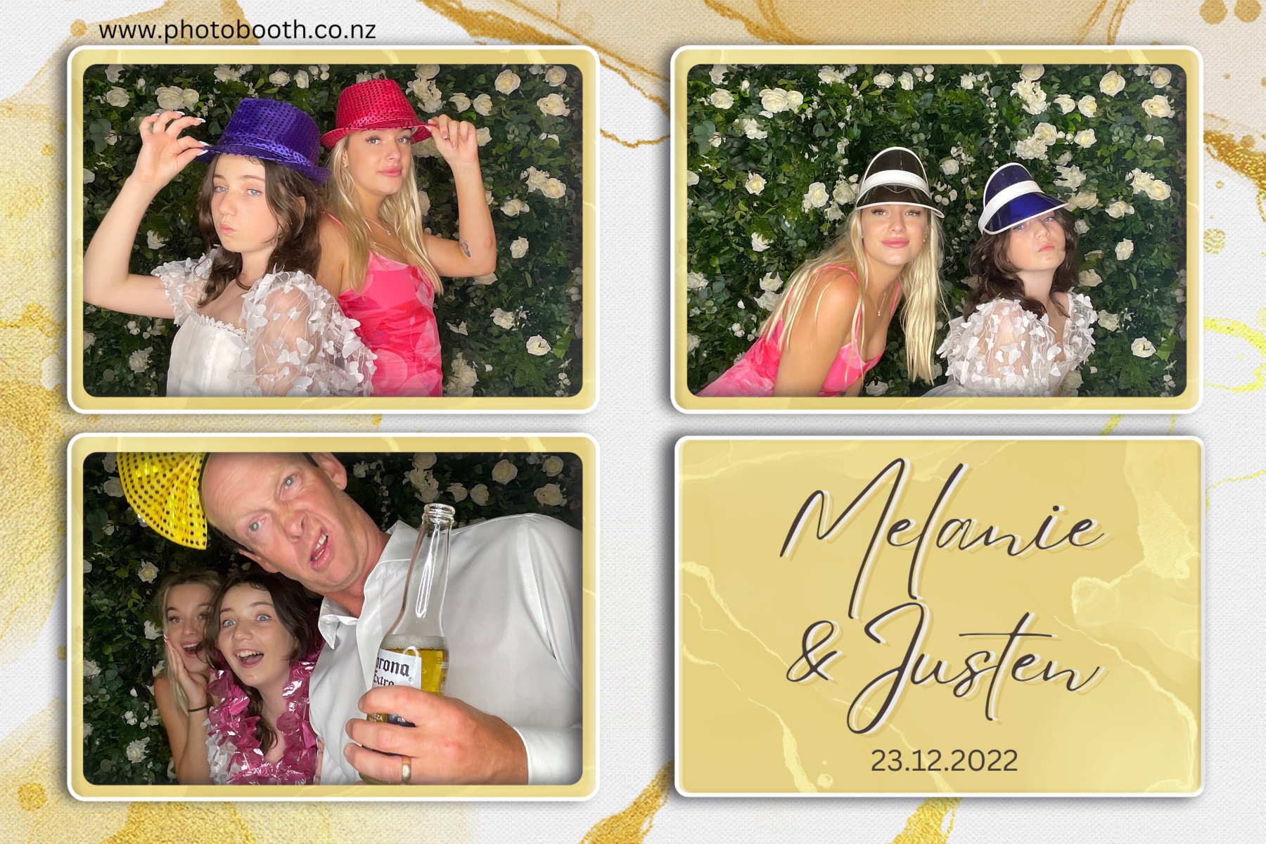 Melanie & Justen's Wedding | View more photos from the event at gallery.photobooth.co.nz/u/SelfieCentral/Melanie-Justens-Wedding