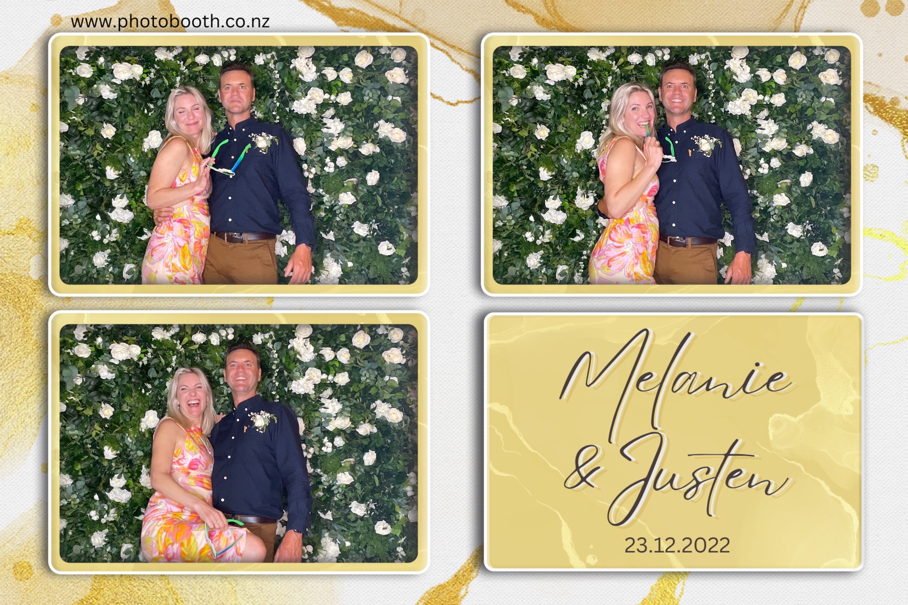Melanie & Justen's Wedding | View more photos from the event at gallery.photobooth.co.nz/u/SelfieCentral/Melanie-Justens-Wedding