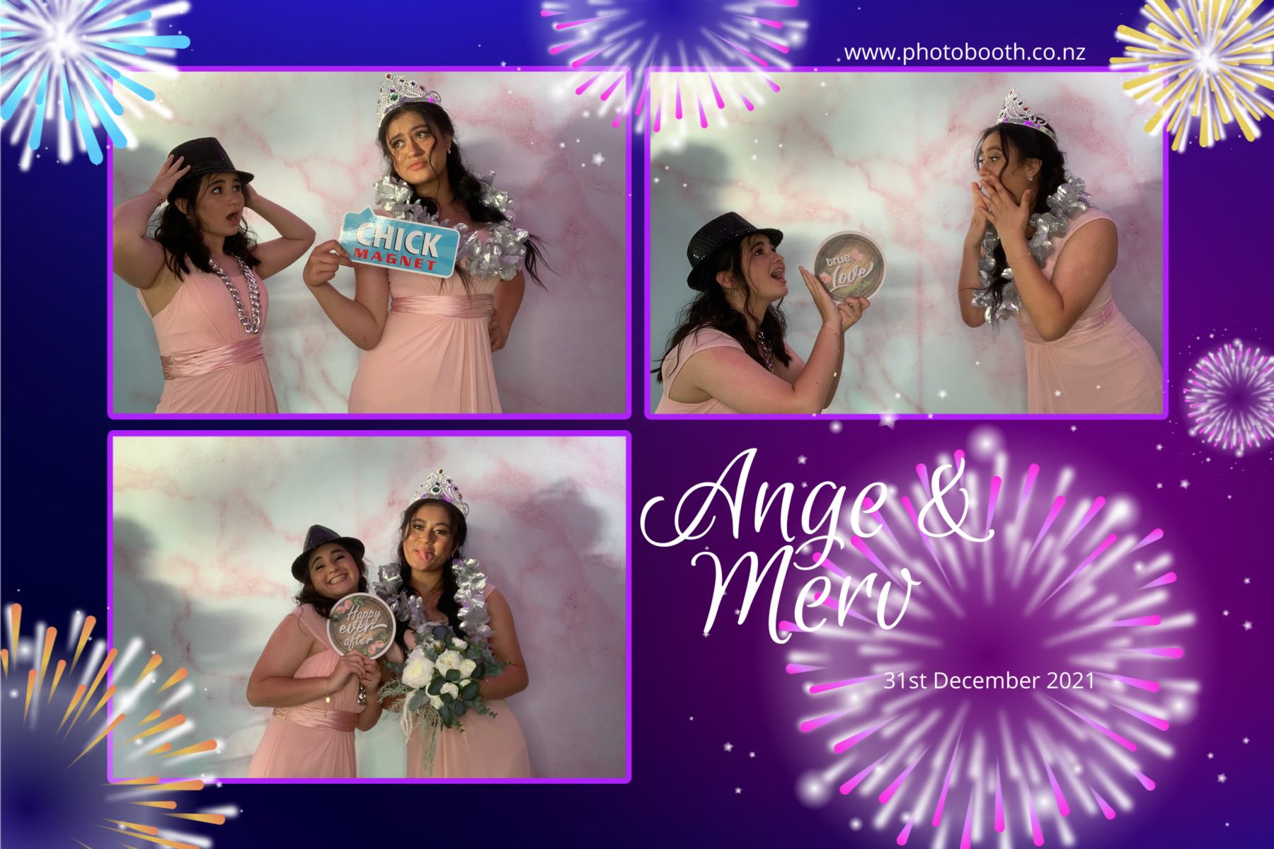 Merv & Angela's Wedding | View more photos from the event at gallery.photobooth.co.nz/u/SelfieCentral/Merv-Angelas-Wedding