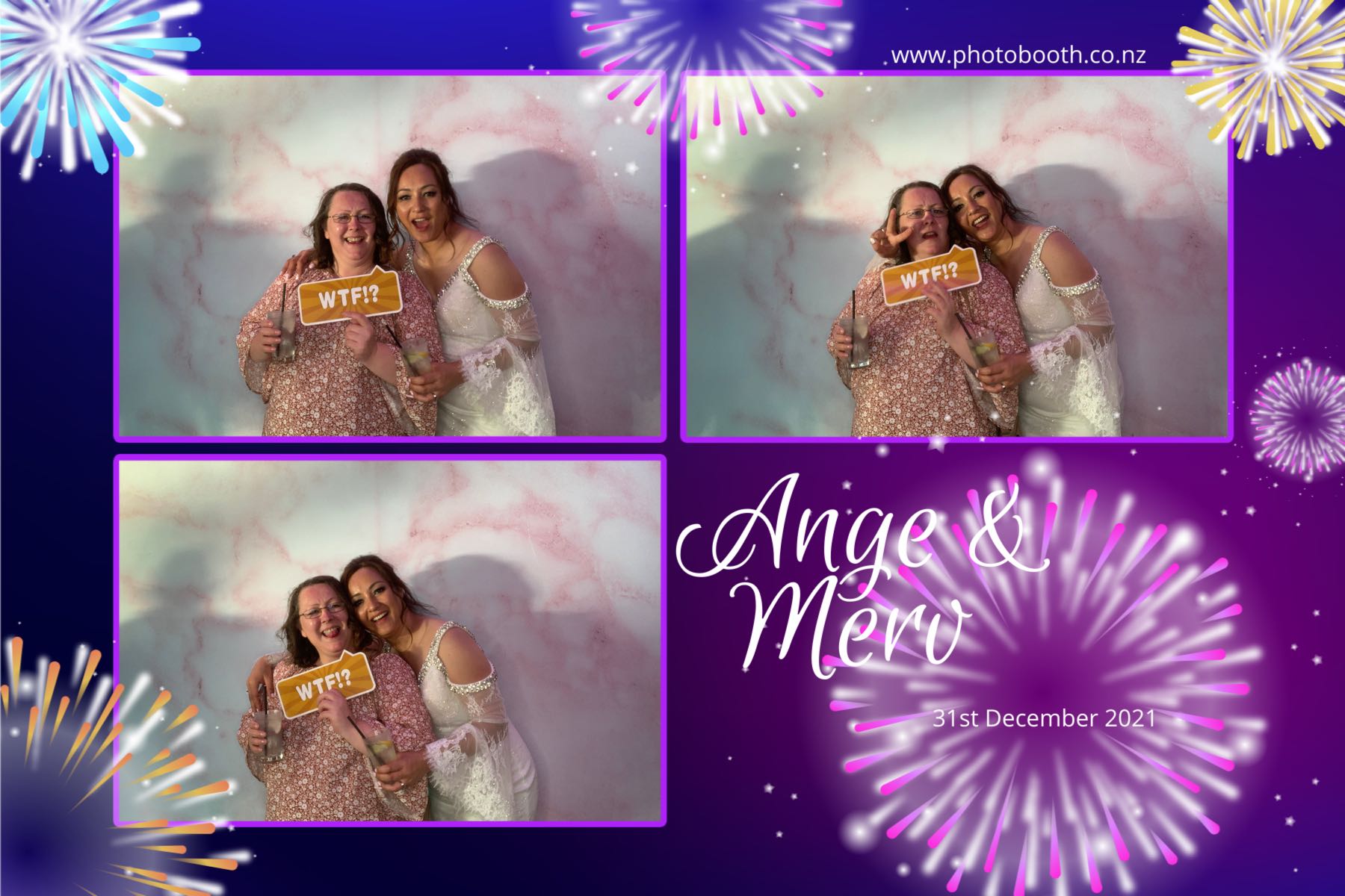 Merv & Angela's Wedding | View more photos from the event at gallery.photobooth.co.nz/u/SelfieCentral/Merv-Angelas-Wedding