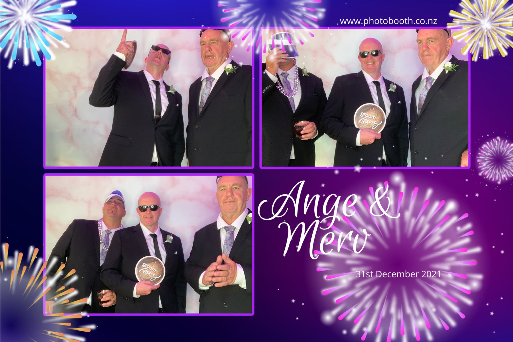 Merv & Angela's Wedding | View more photos from the event at gallery.photobooth.co.nz/u/SelfieCentral/Merv-Angelas-Wedding
