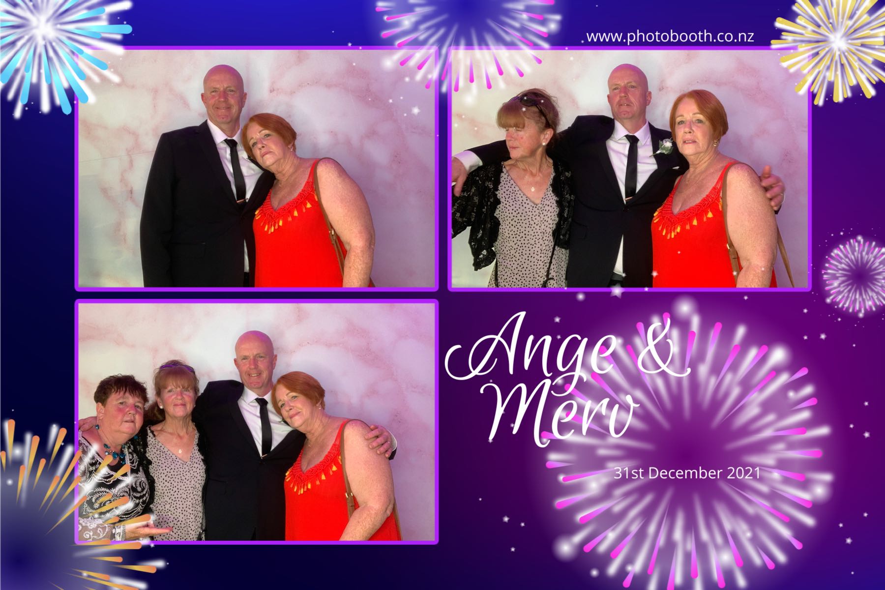 Merv & Angela's Wedding | View more photos from the event at gallery.photobooth.co.nz/u/SelfieCentral/Merv-Angelas-Wedding