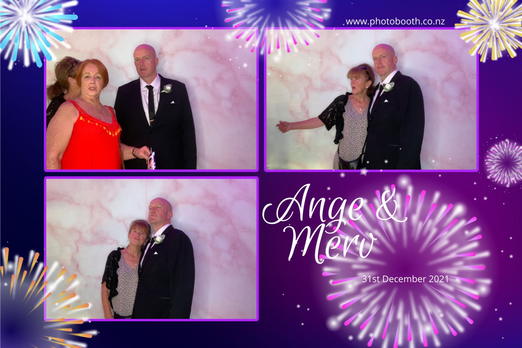 Merv & Angela's Wedding | View more photos from the event at gallery.photobooth.co.nz/u/SelfieCentral/Merv-Angelas-Wedding