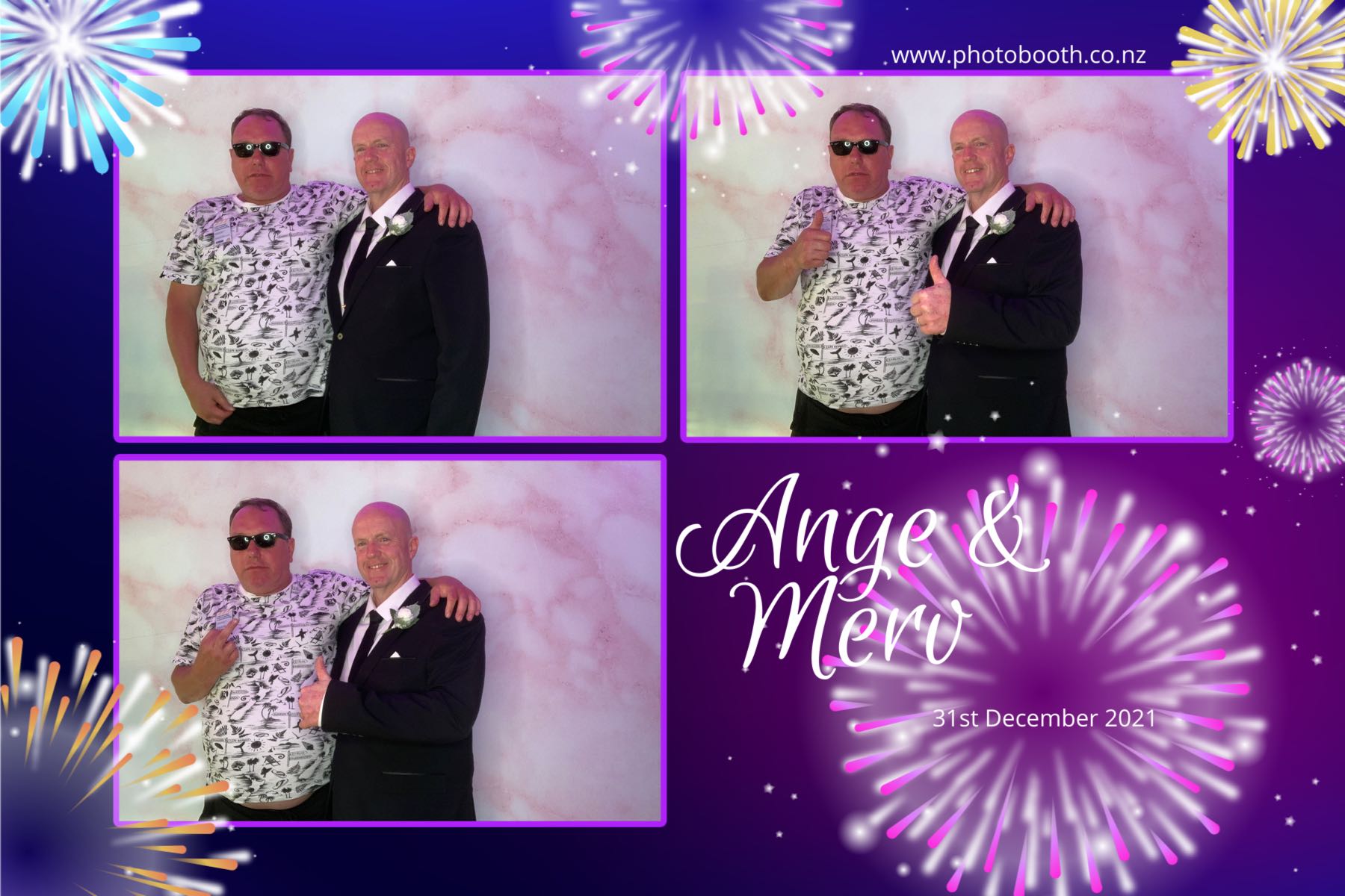 Merv & Angela's Wedding | View more photos from the event at gallery.photobooth.co.nz/u/SelfieCentral/Merv-Angelas-Wedding