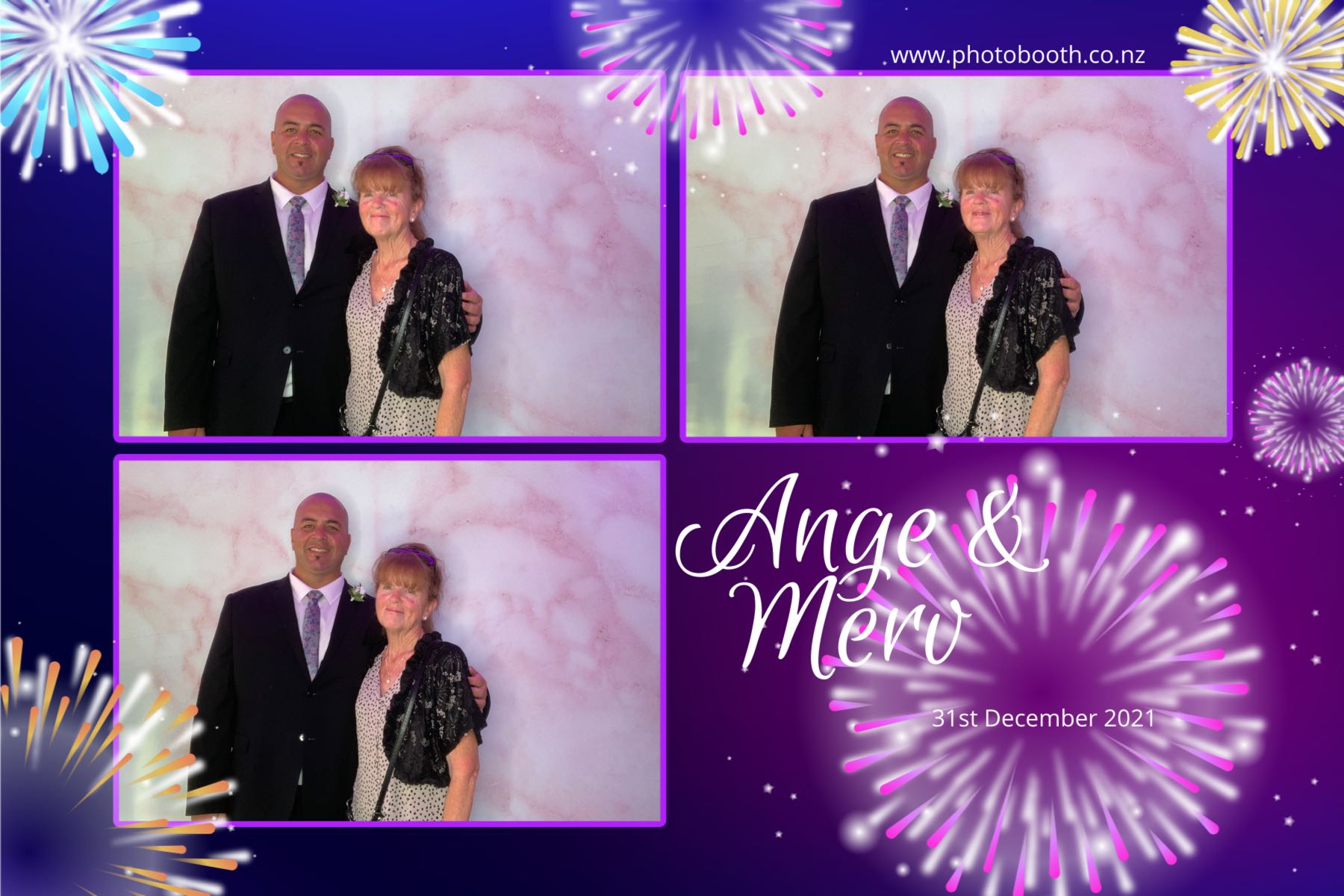 Merv & Angela's Wedding | View more photos from the event at gallery.photobooth.co.nz/u/SelfieCentral/Merv-Angelas-Wedding
