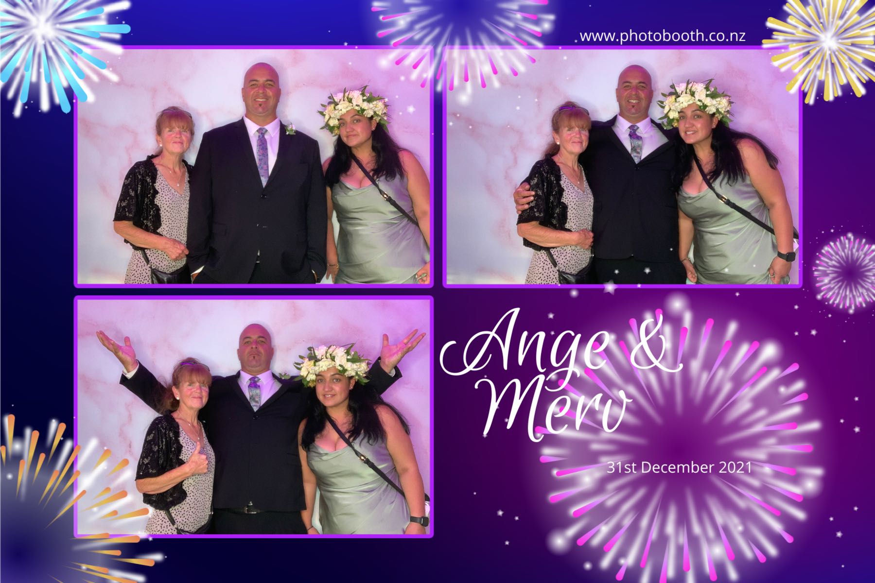 Merv & Angela's Wedding | View more photos from the event at gallery.photobooth.co.nz/u/SelfieCentral/Merv-Angelas-Wedding