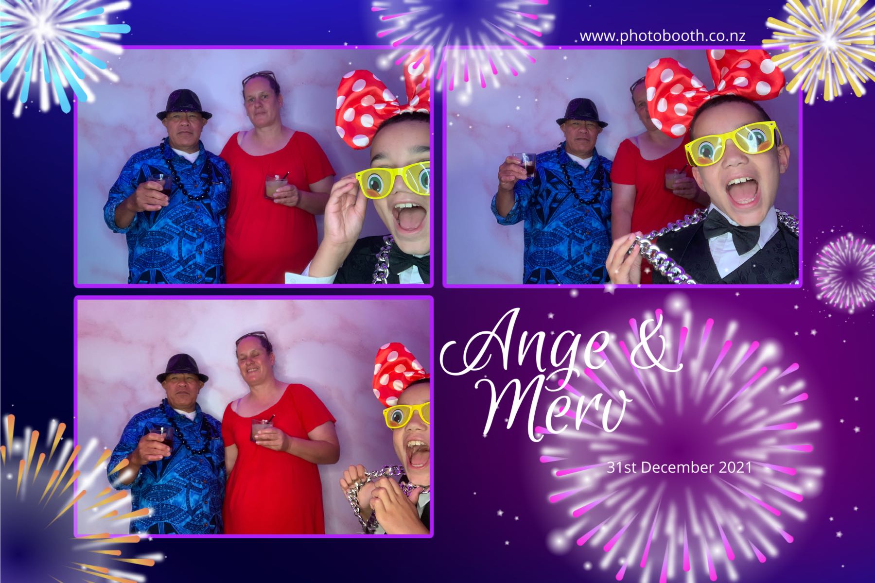 Merv & Angela's Wedding | View more photos from the event at gallery.photobooth.co.nz/u/SelfieCentral/Merv-Angelas-Wedding