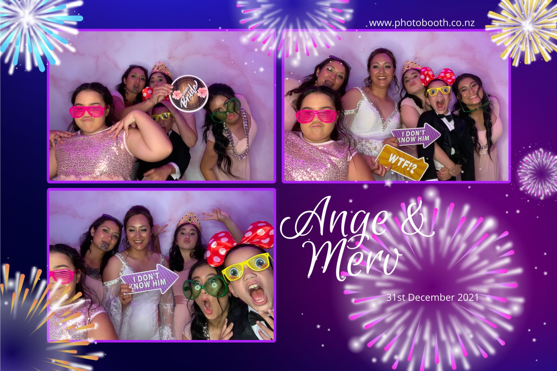 Merv & Angela's Wedding | View more photos from the event at gallery.photobooth.co.nz/u/SelfieCentral/Merv-Angelas-Wedding