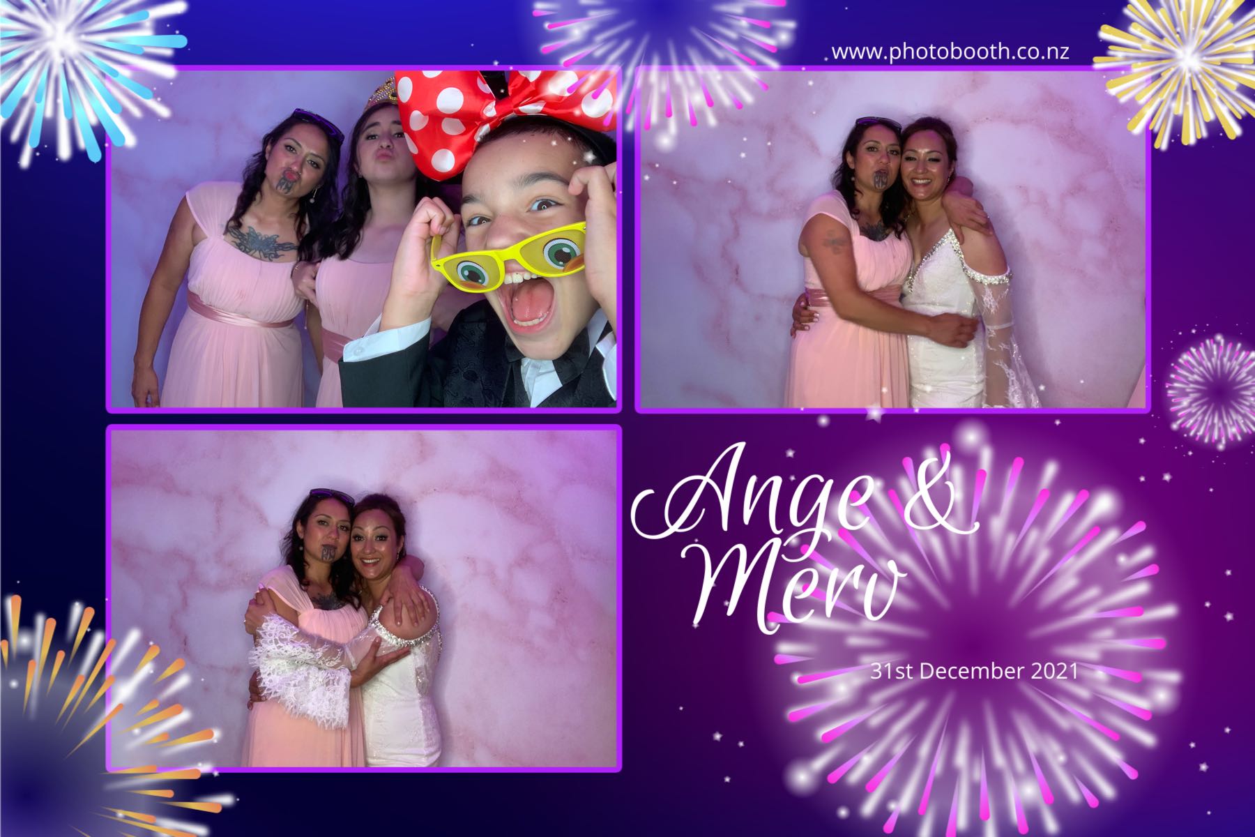 Merv & Angela's Wedding | View more photos from the event at gallery.photobooth.co.nz/u/SelfieCentral/Merv-Angelas-Wedding