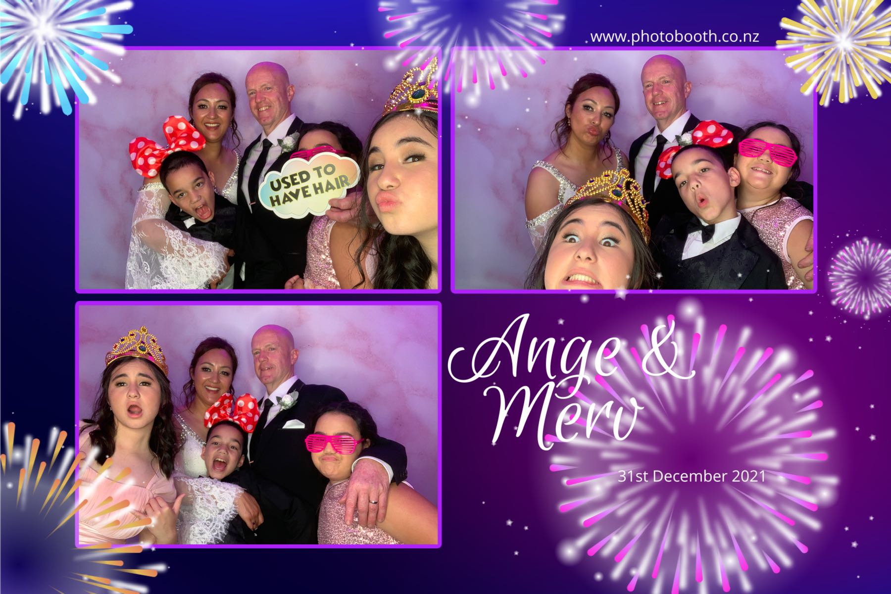 Merv & Angela's Wedding | View more photos from the event at gallery.photobooth.co.nz/u/SelfieCentral/Merv-Angelas-Wedding