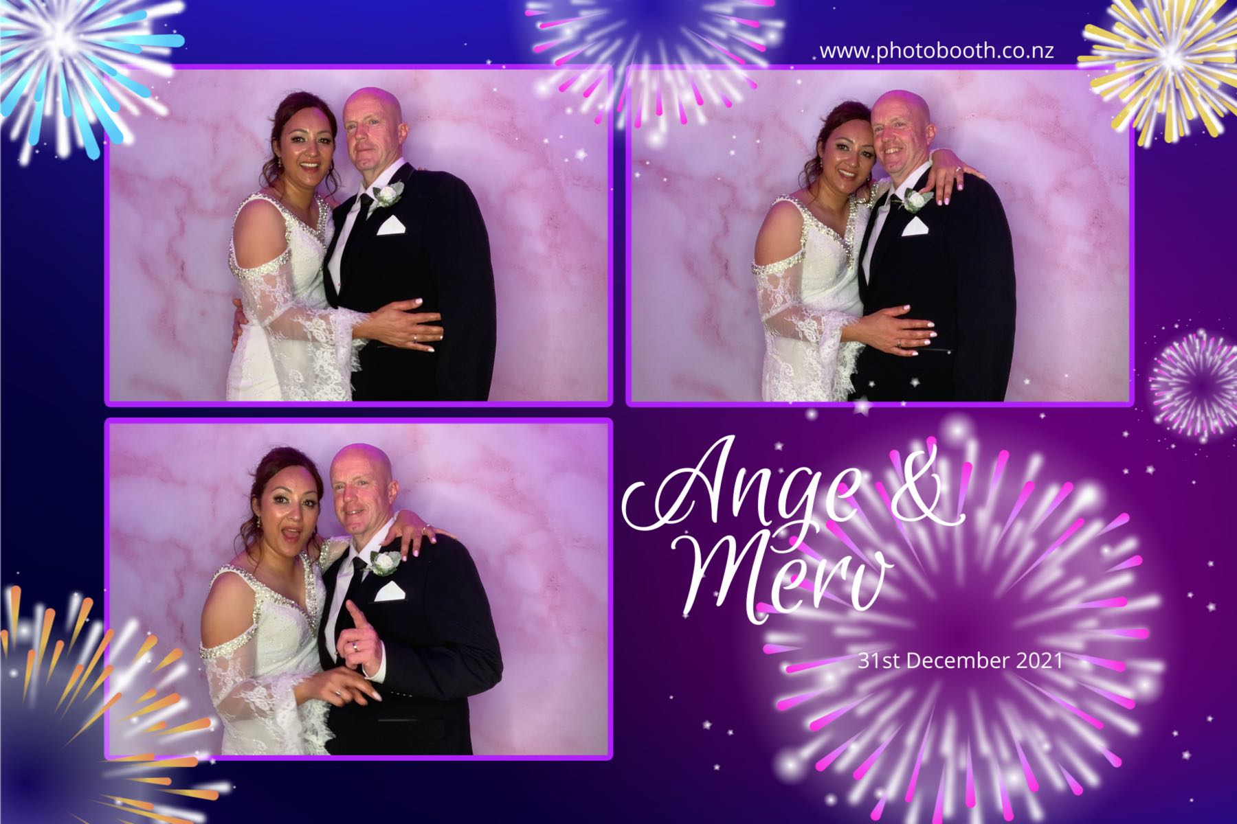 Merv & Angela's Wedding | View more photos from the event at gallery.photobooth.co.nz/u/SelfieCentral/Merv-Angelas-Wedding