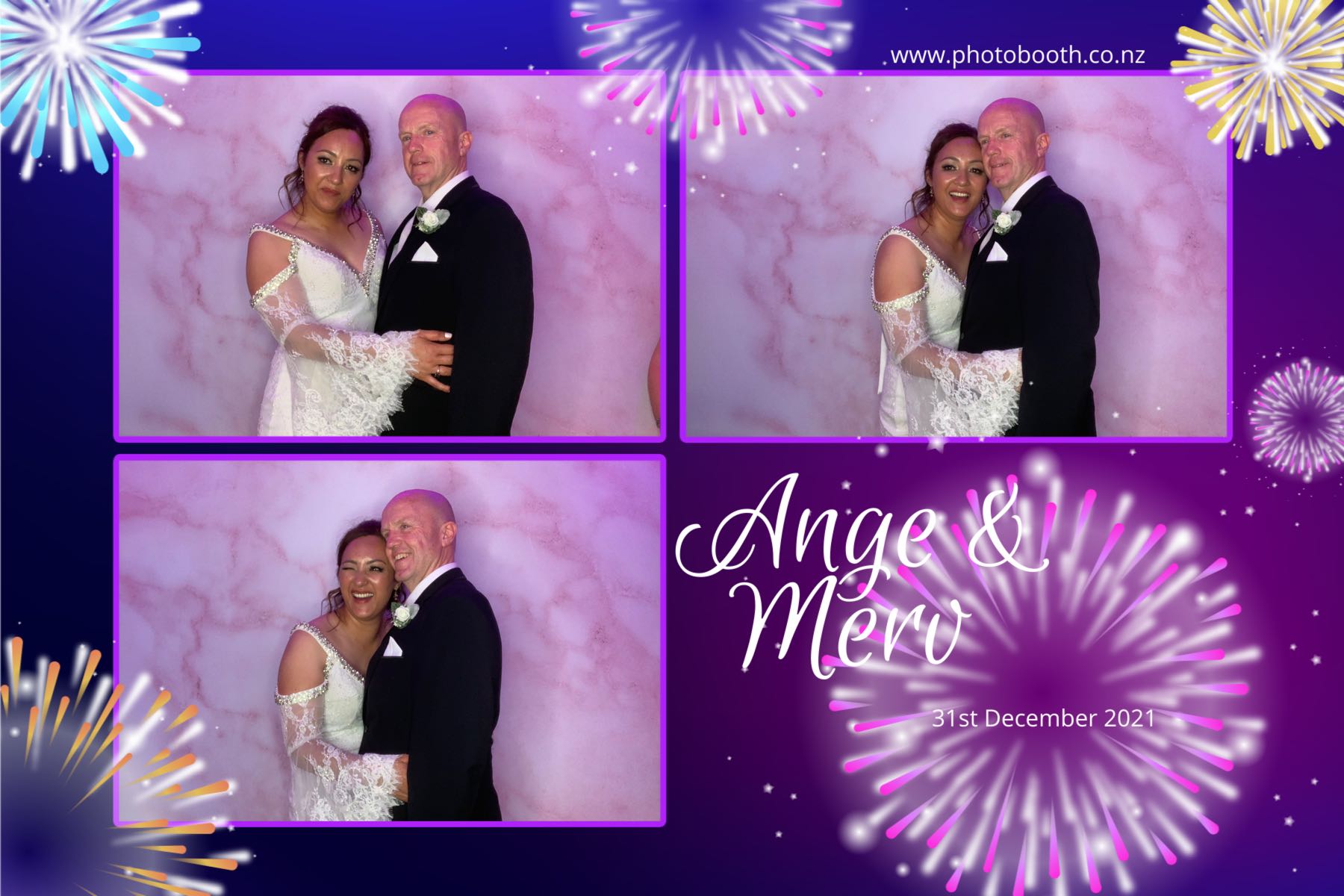 Merv & Angela's Wedding | View more photos from the event at gallery.photobooth.co.nz/u/SelfieCentral/Merv-Angelas-Wedding