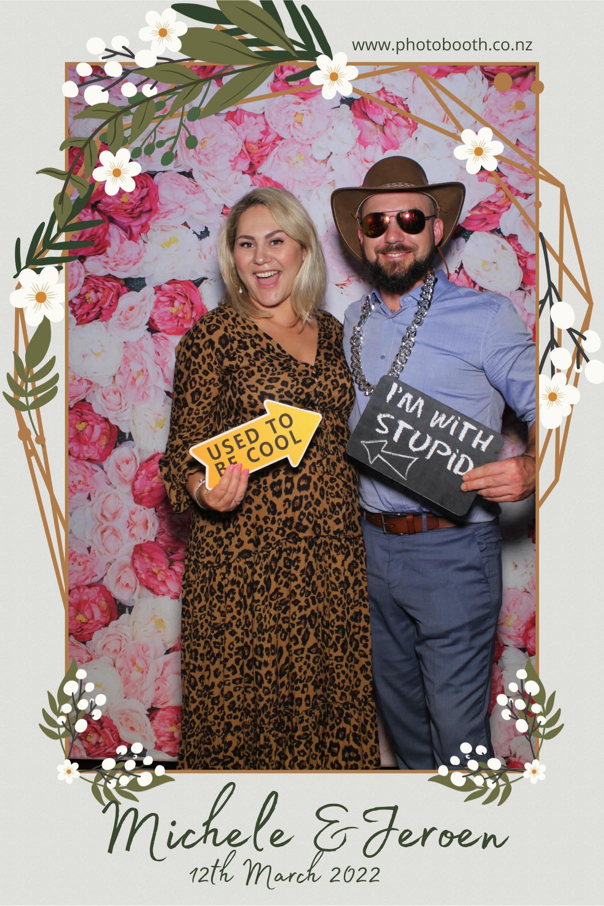 Michele & Jeroen's Wedding | View more photos from the event at gallery.photobooth.co.nz/u/SelfieCentral/Michele-Jeroens-Wedding