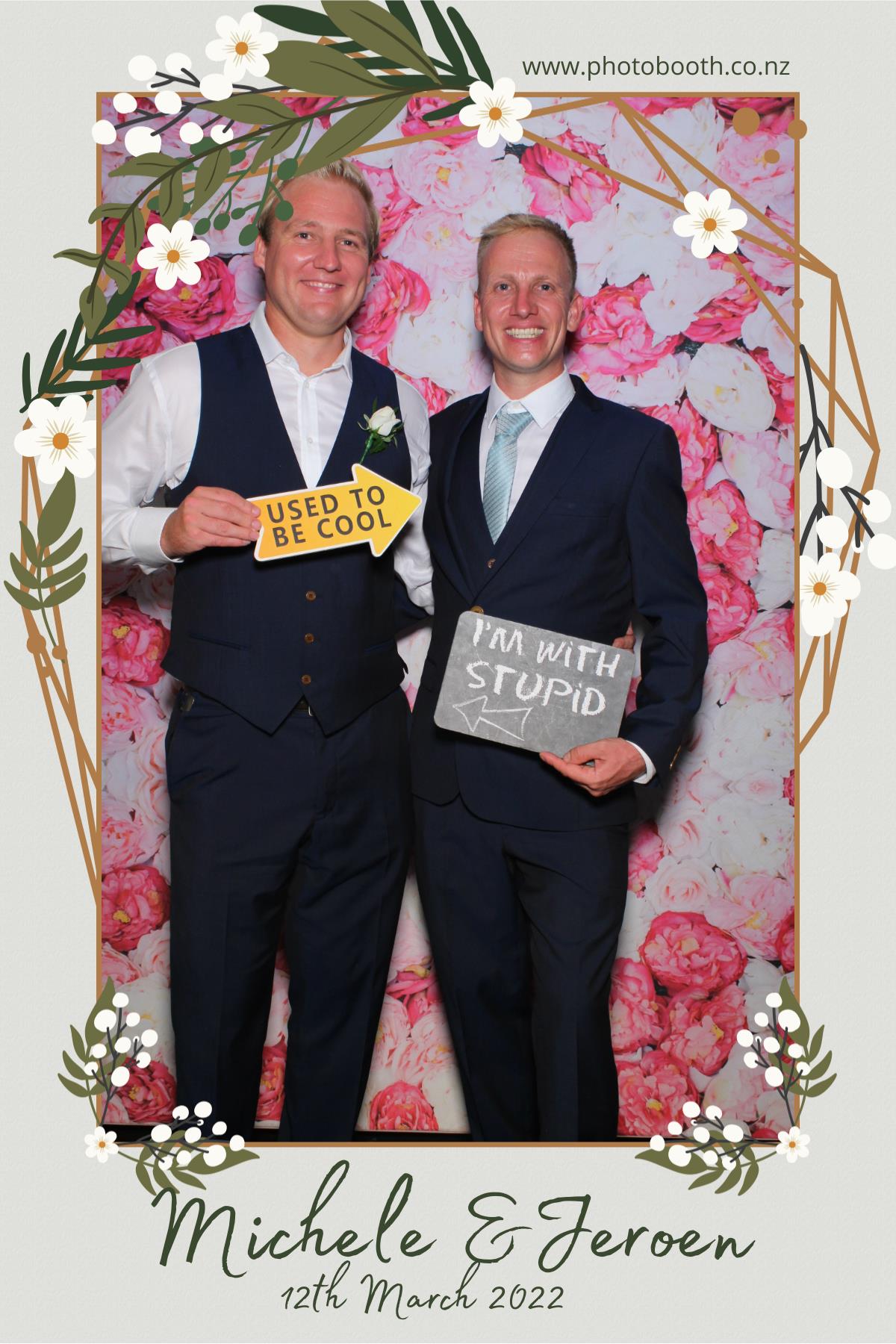 Michele & Jeroen's Wedding | View more photos from the event at gallery.photobooth.co.nz/u/SelfieCentral/Michele-Jeroens-Wedding