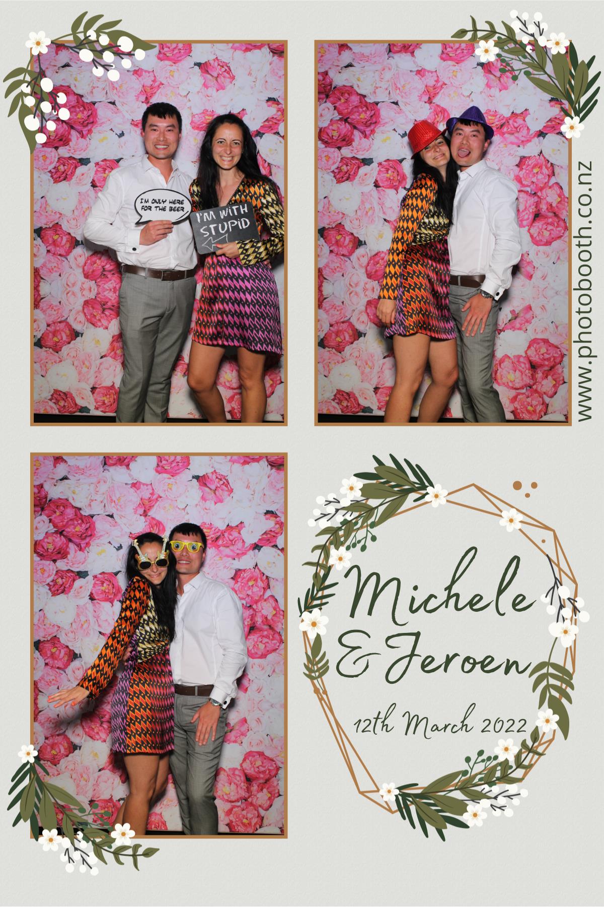 Michele & Jeroen's Wedding | View more photos from the event at gallery.photobooth.co.nz/u/SelfieCentral/Michele-Jeroens-Wedding