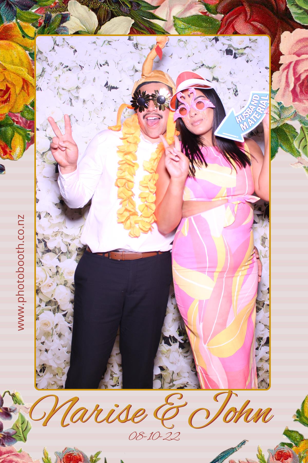 Narise & John's Wedding | View more photos from the event at gallery.photobooth.co.nz/u/SelfieCentral/Narise-Johns-Wedding