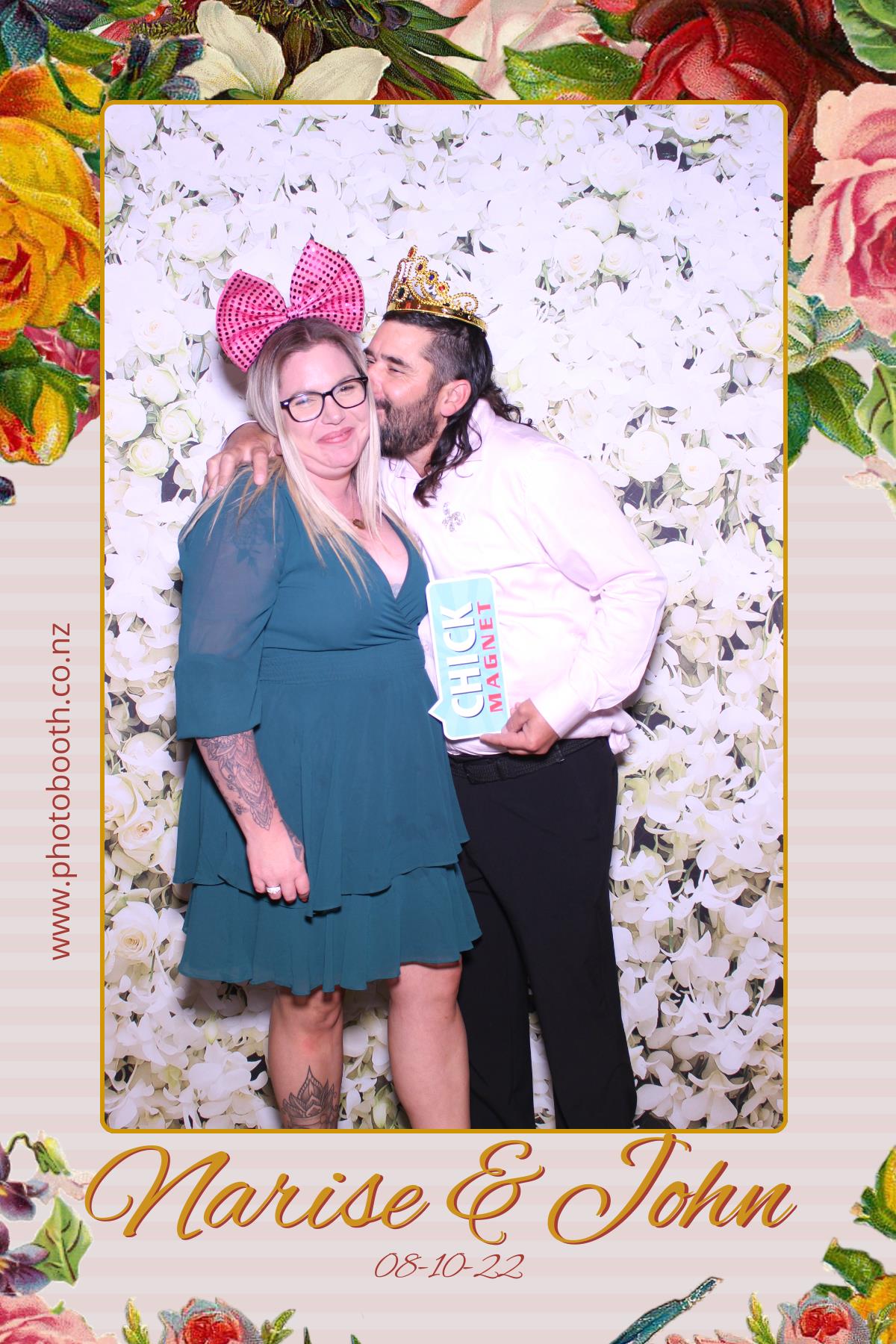 Narise & John's Wedding | View more photos from the event at gallery.photobooth.co.nz/u/SelfieCentral/Narise-Johns-Wedding