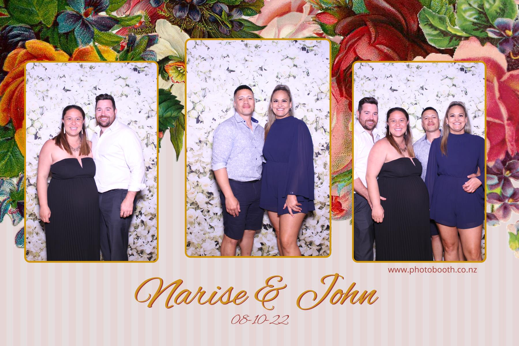 Narise & John's Wedding | View more photos from the event at gallery.photobooth.co.nz/u/SelfieCentral/Narise-Johns-Wedding