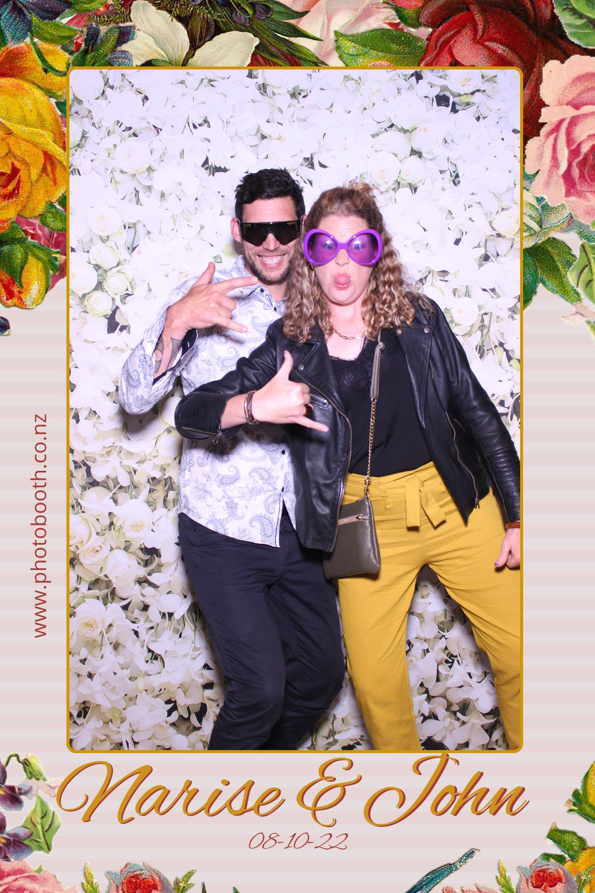 Narise & John's Wedding | View more photos from the event at gallery.photobooth.co.nz/u/SelfieCentral/Narise-Johns-Wedding