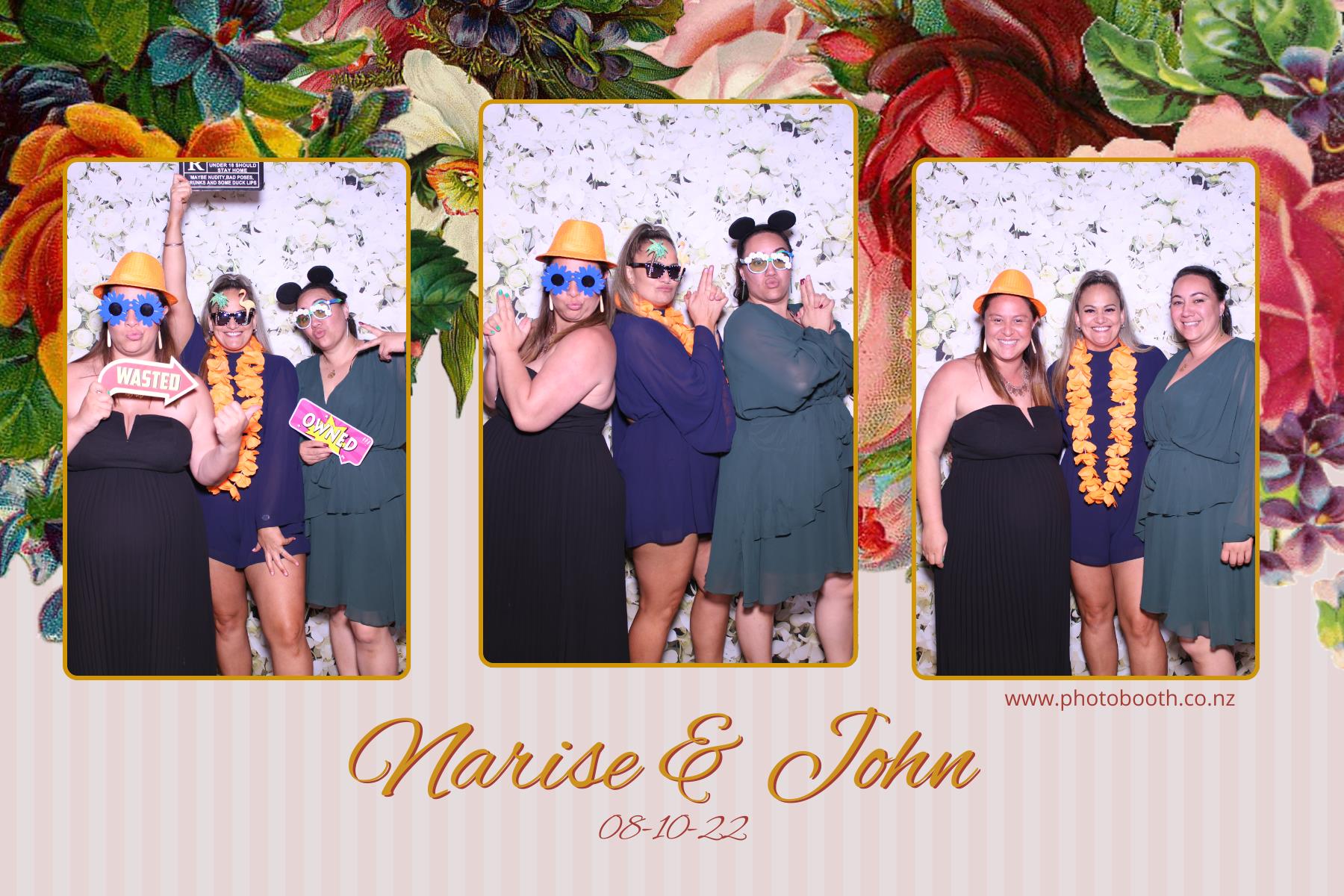 Narise & John's Wedding | View more photos from the event at gallery.photobooth.co.nz/u/SelfieCentral/Narise-Johns-Wedding