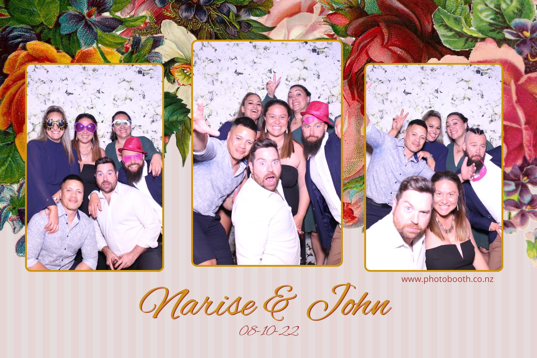 Narise & John's Wedding | View more photos from the event at gallery.photobooth.co.nz/u/SelfieCentral/Narise-Johns-Wedding