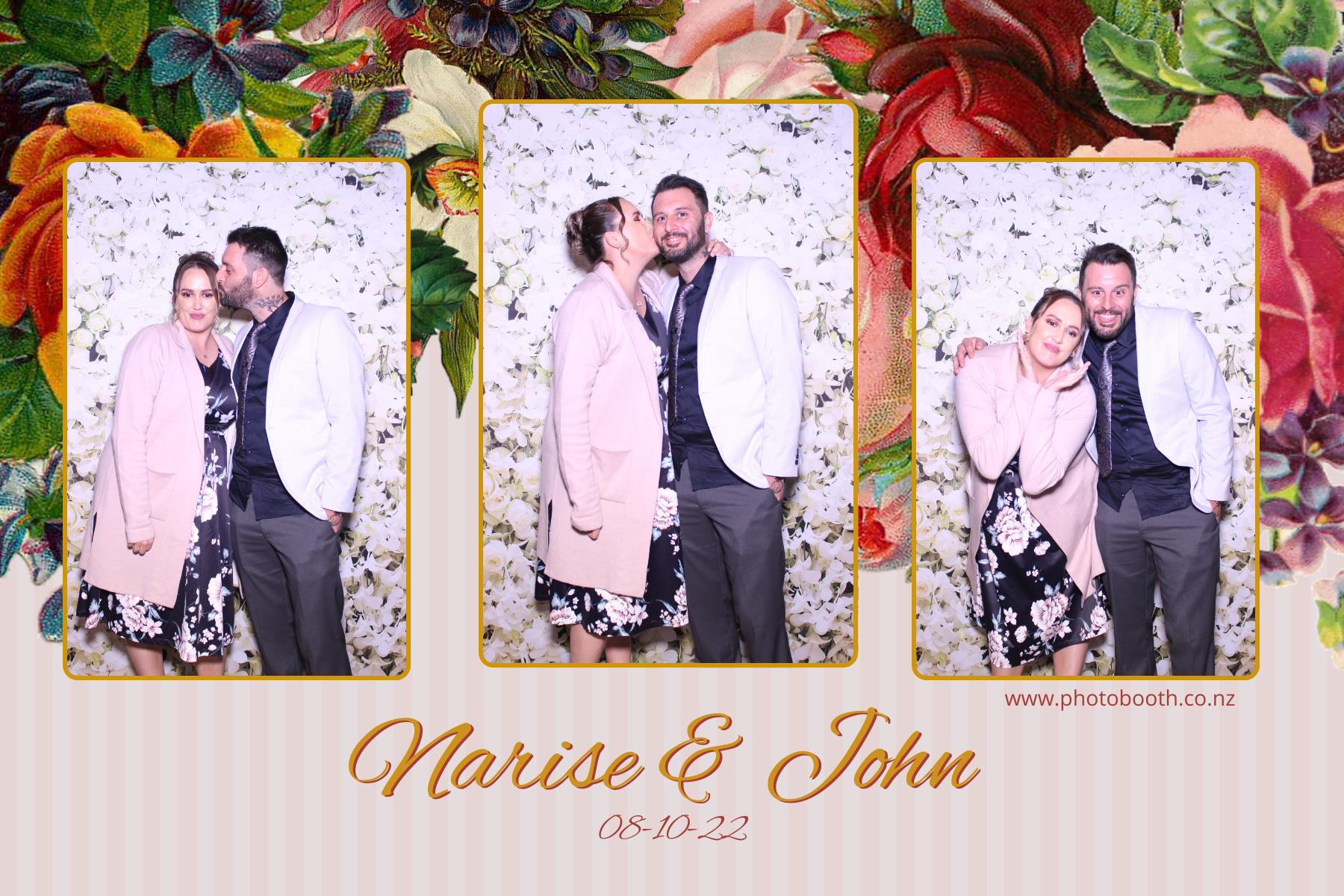 Narise & John's Wedding | View more photos from the event at gallery.photobooth.co.nz/u/SelfieCentral/Narise-Johns-Wedding