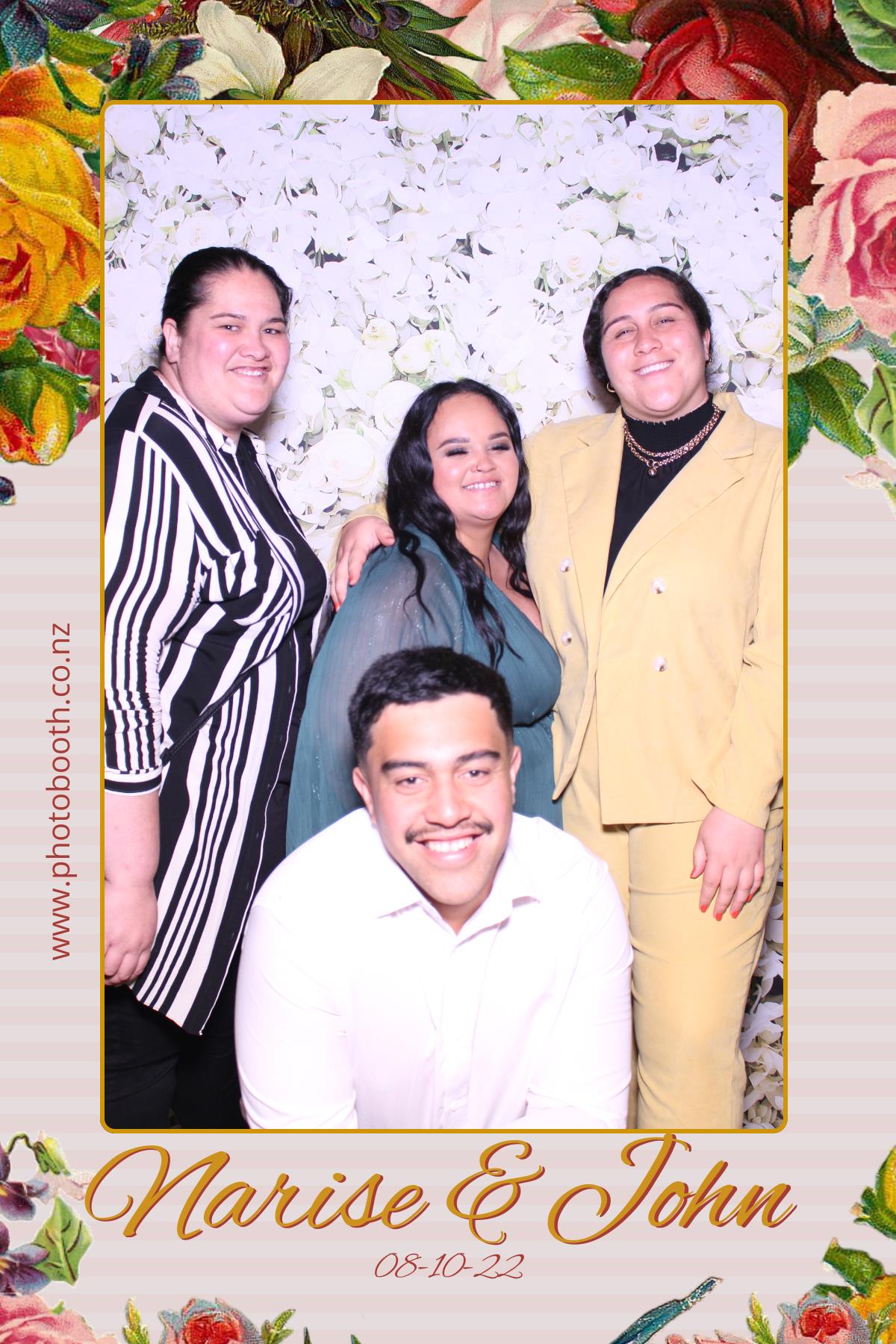 Narise & John's Wedding | View more photos from the event at gallery.photobooth.co.nz/u/SelfieCentral/Narise-Johns-Wedding