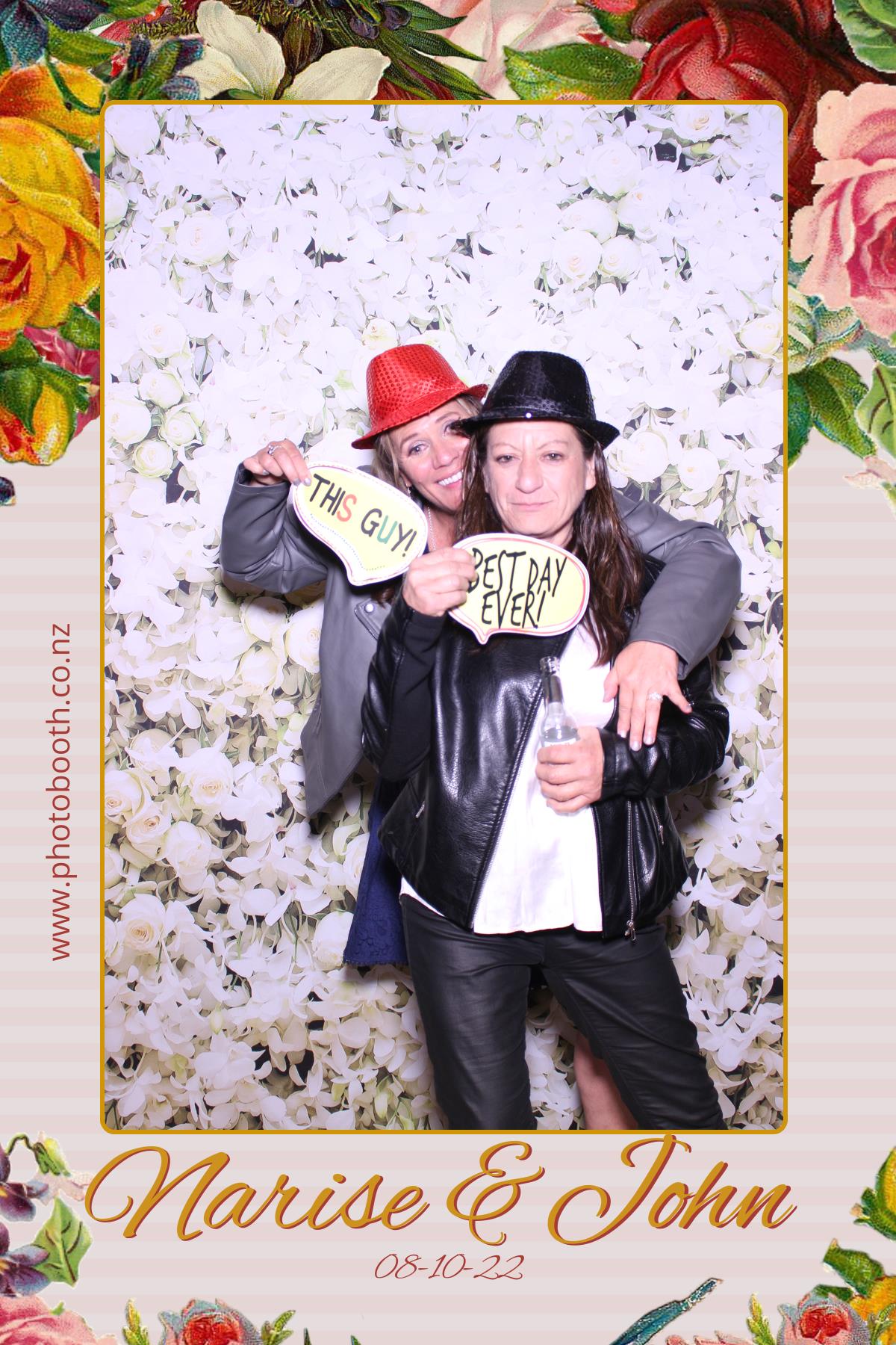 Narise & John's Wedding | View more photos from the event at gallery.photobooth.co.nz/u/SelfieCentral/Narise-Johns-Wedding